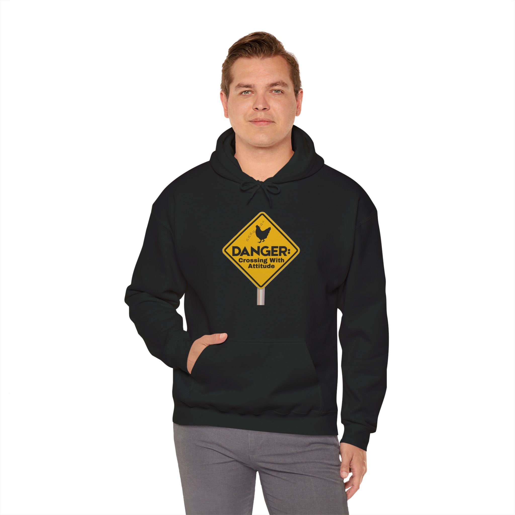Danger: Crossing With Attitude - Hoodie