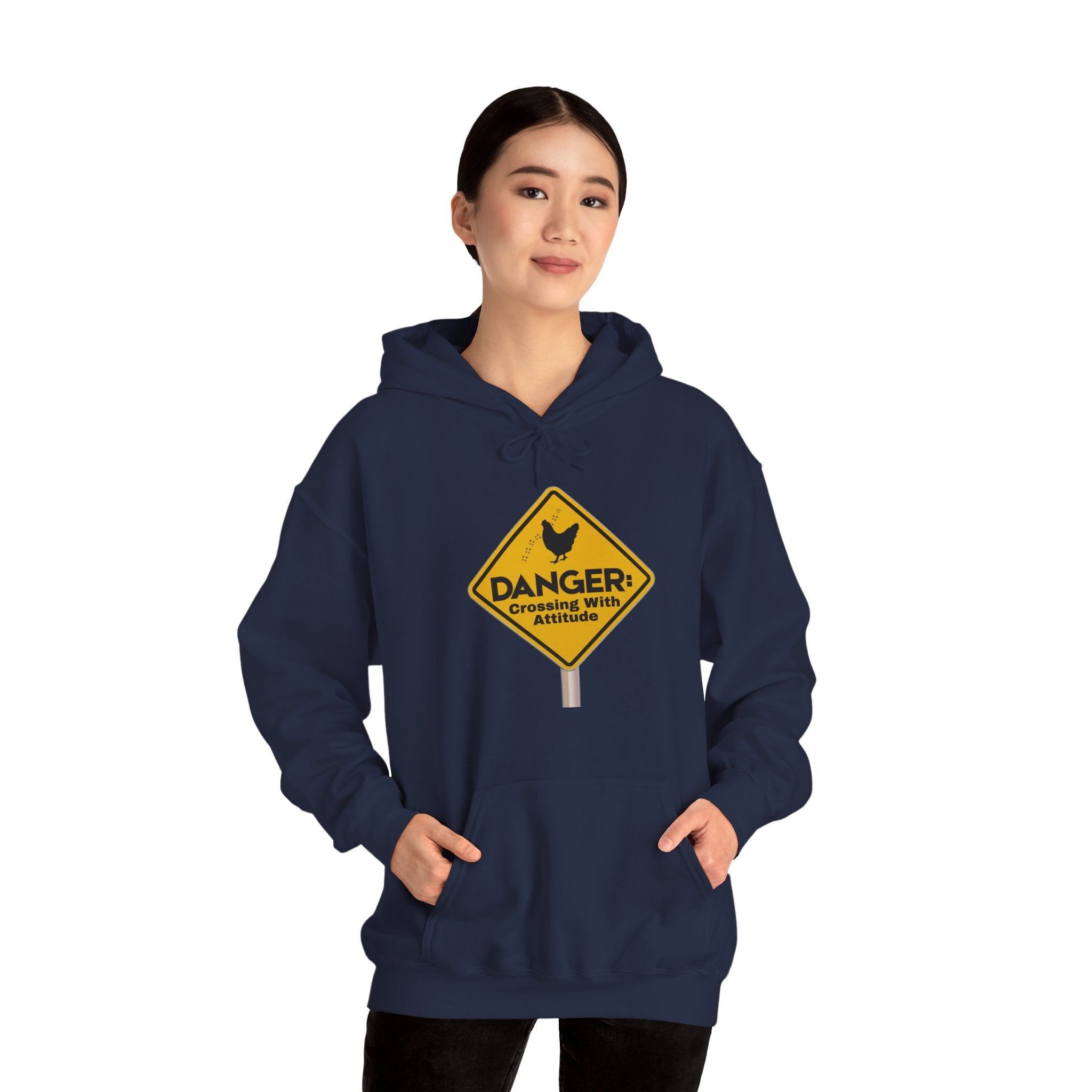Danger: Crossing With Attitude - Hoodie