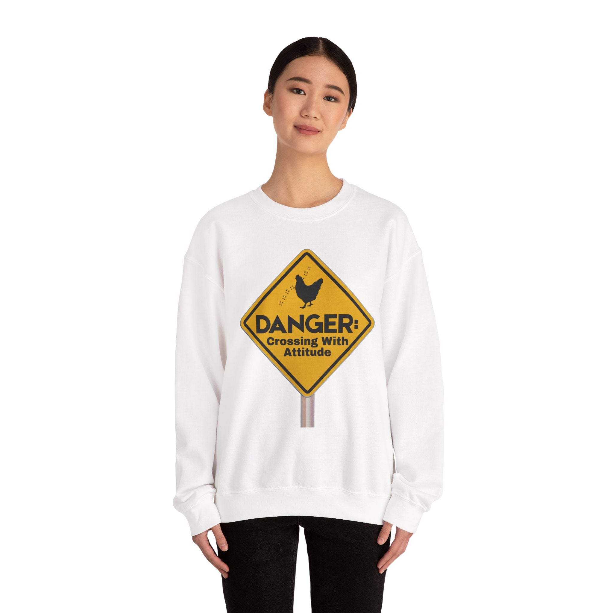 Danger: Crossing With Attitude - Sweatshirt