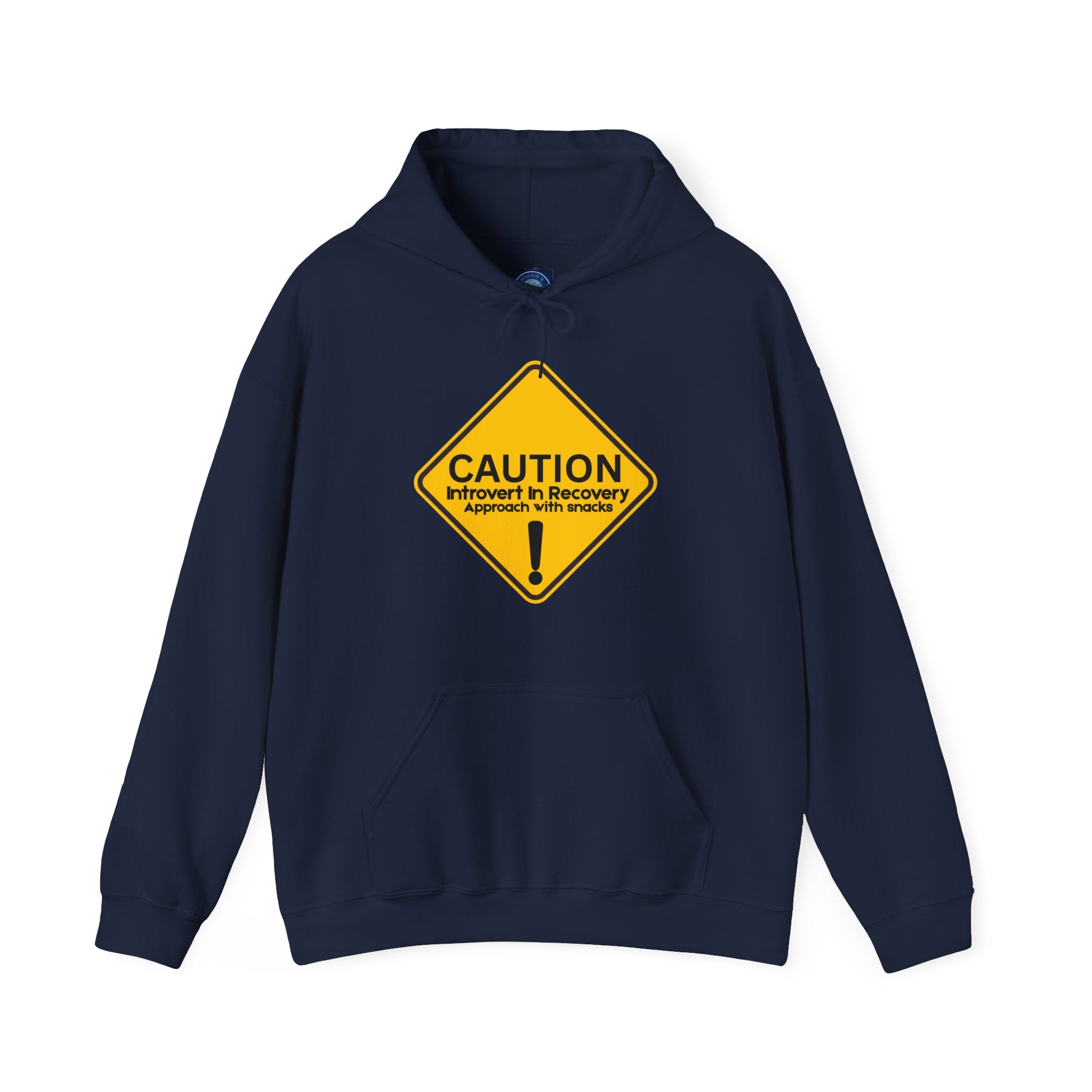 Caution: Introvert In Recovery — Approach With Snacks - hoodie