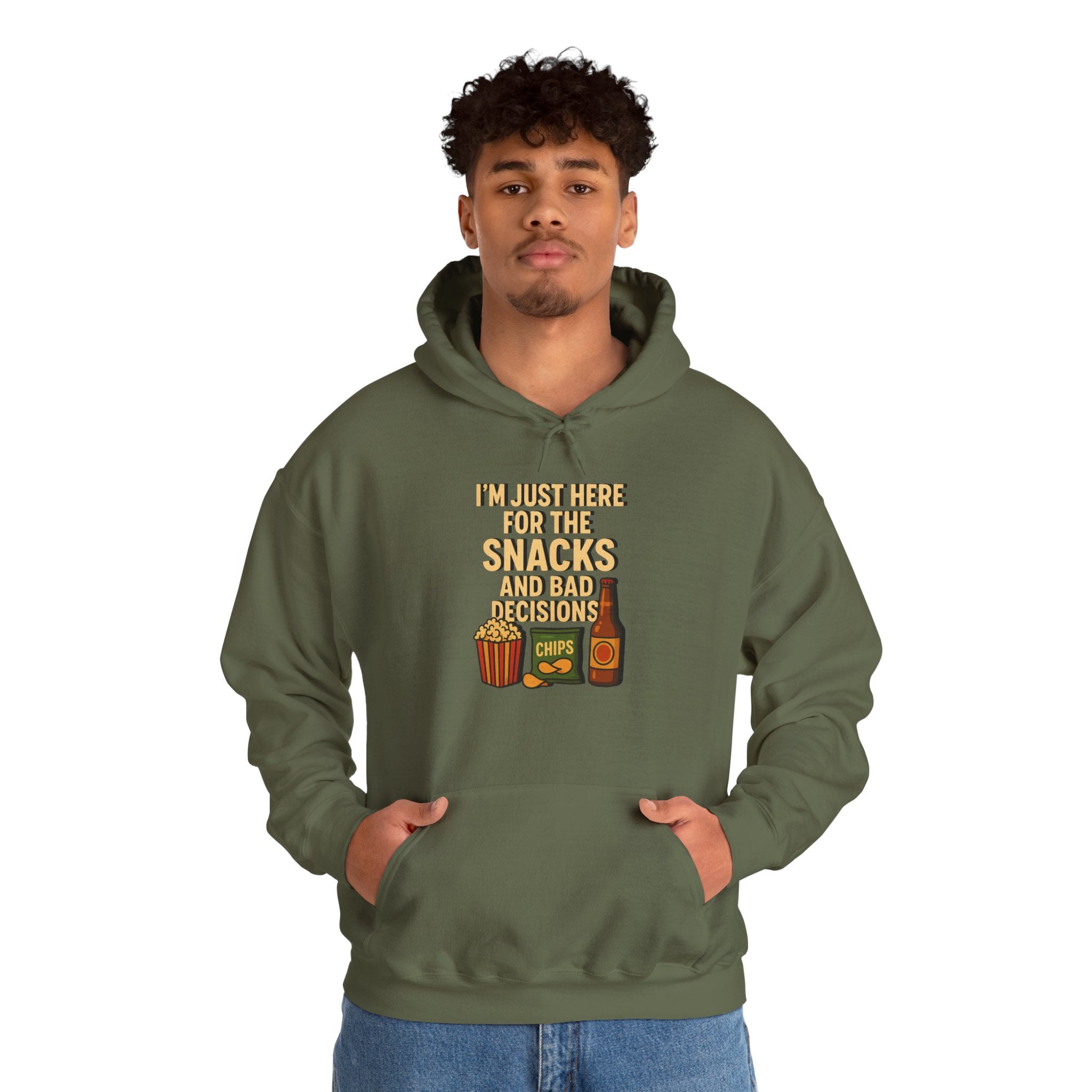 I'm Just Here For The Snacks And Bad Decisions - Hoodie