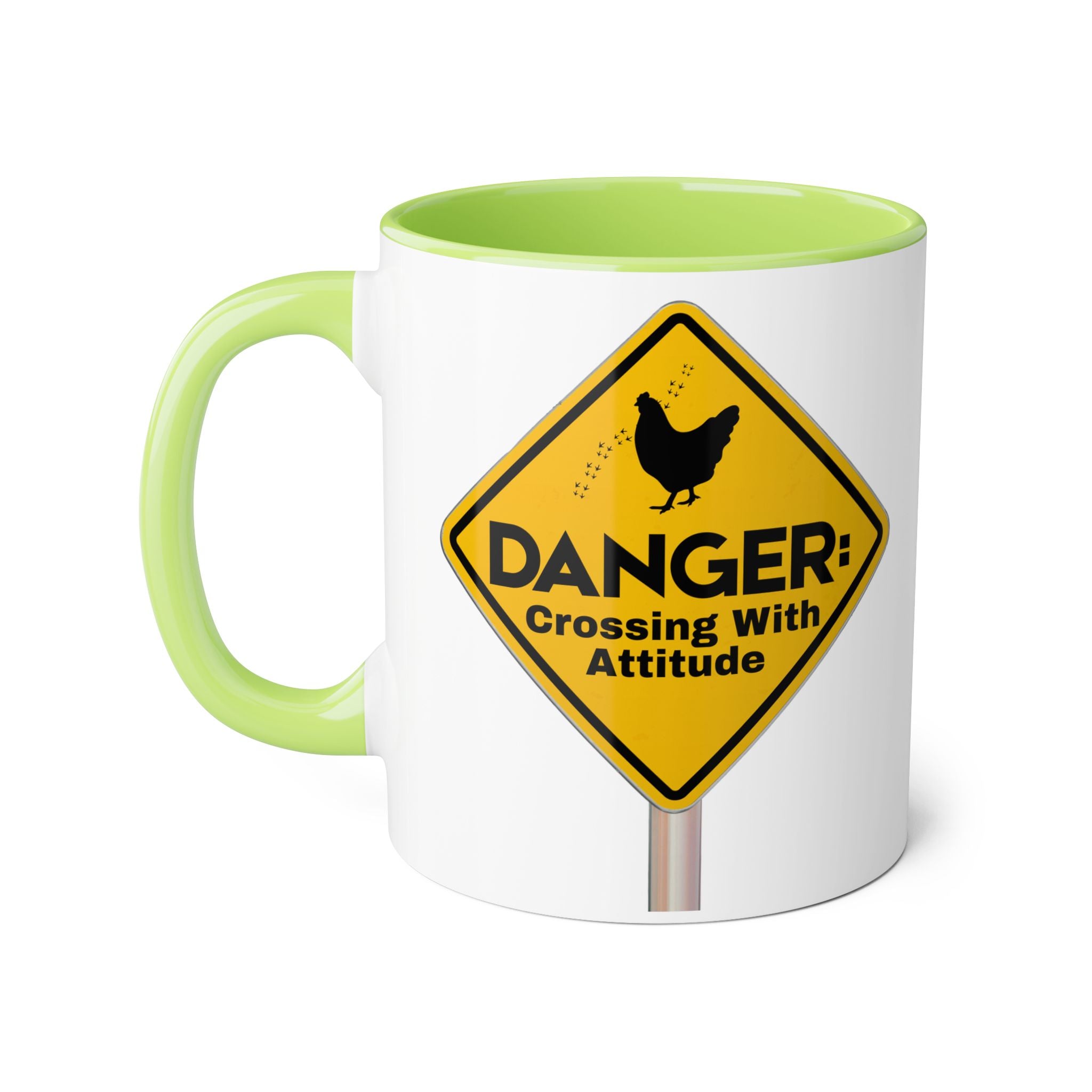 Danger: Crossing With Attitude - Mug