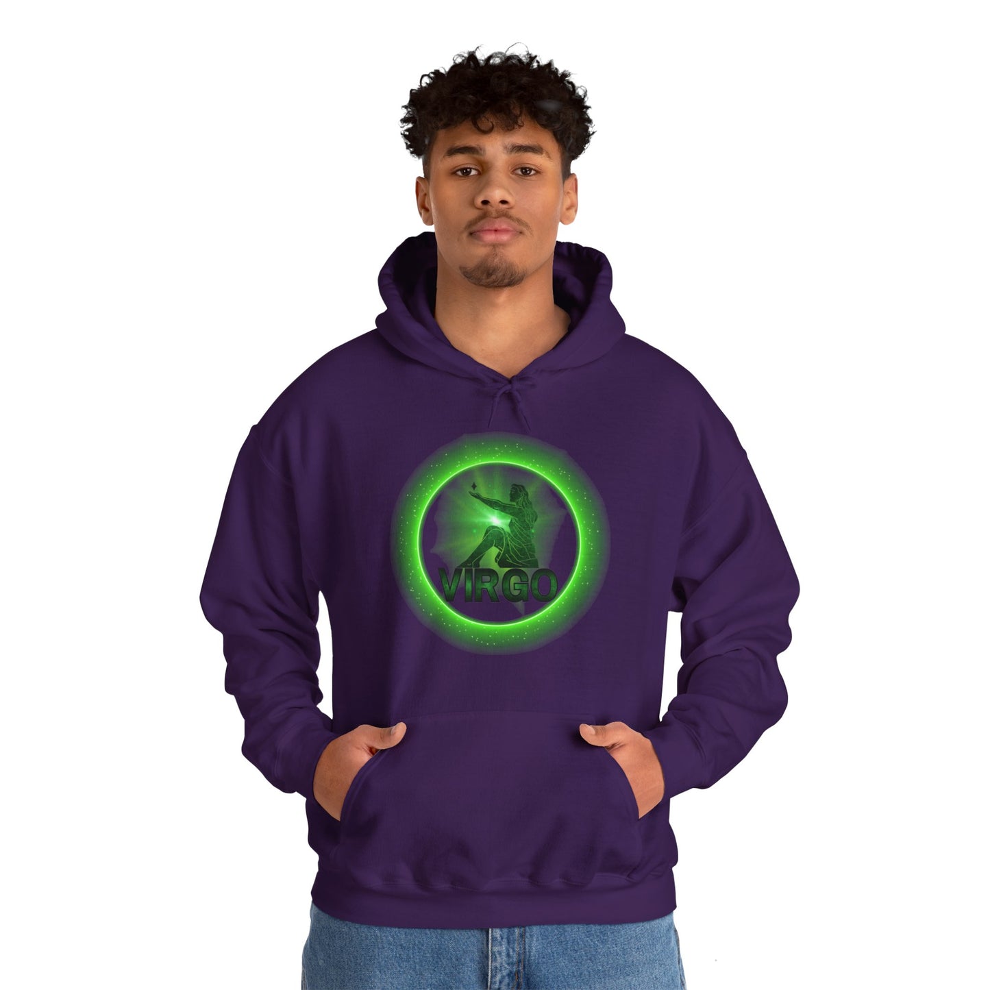 Virgo, Unisex Heavy Blend™ Hooded Sweatshirt