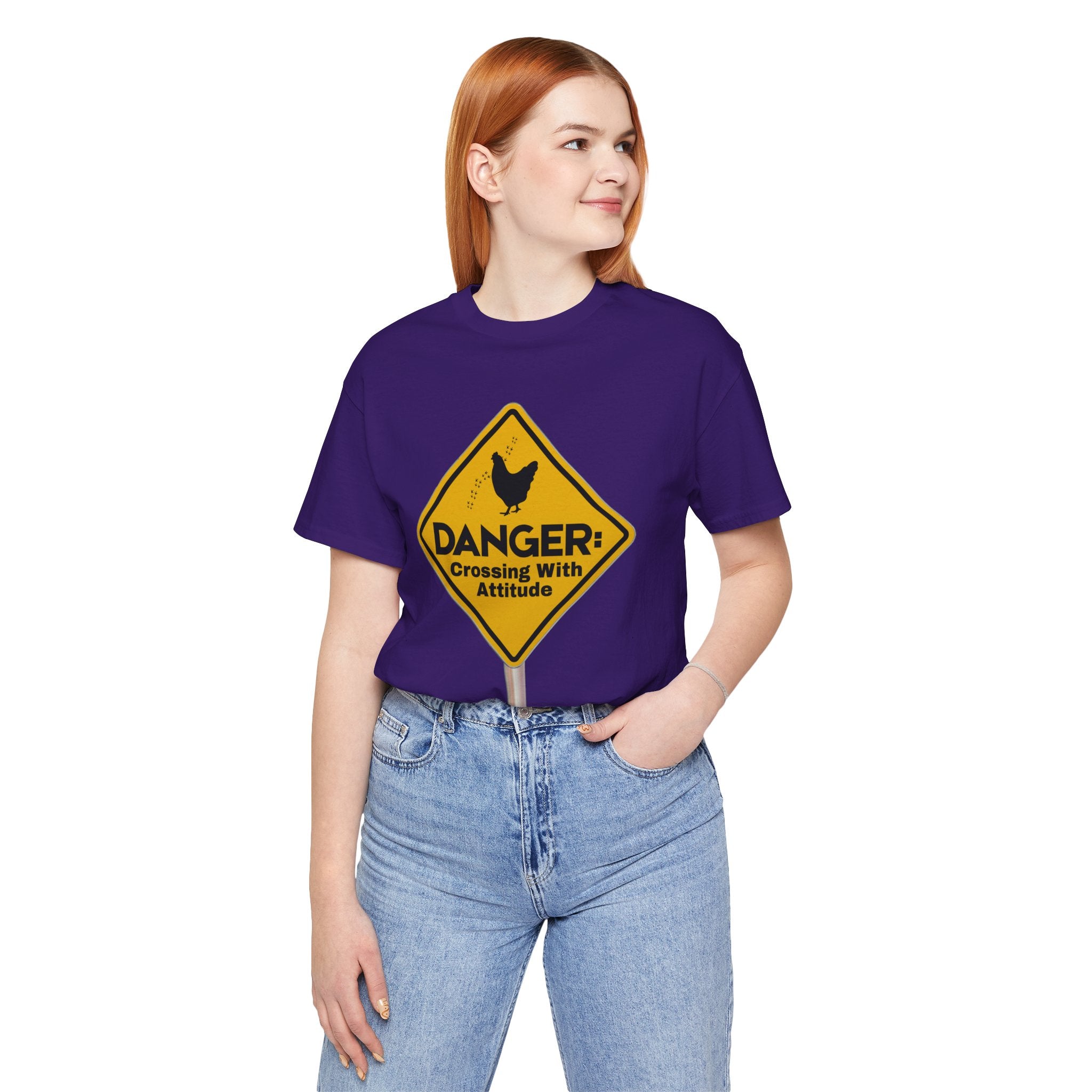 Danger: Crossing With Attitude - tee