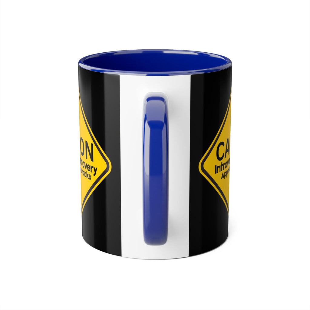 Caution: Introvert In Recovery — Approach With Snacks - Mug