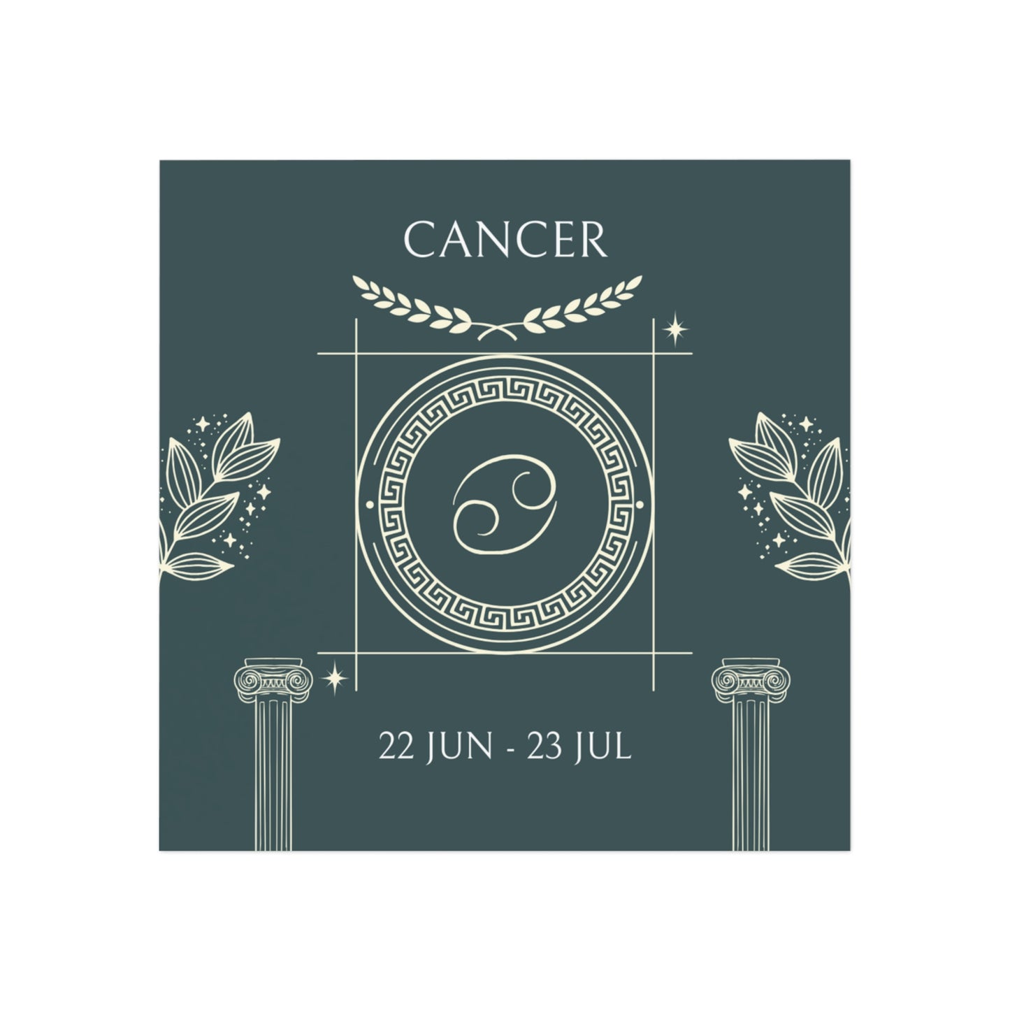 Cancer, Square Magnet