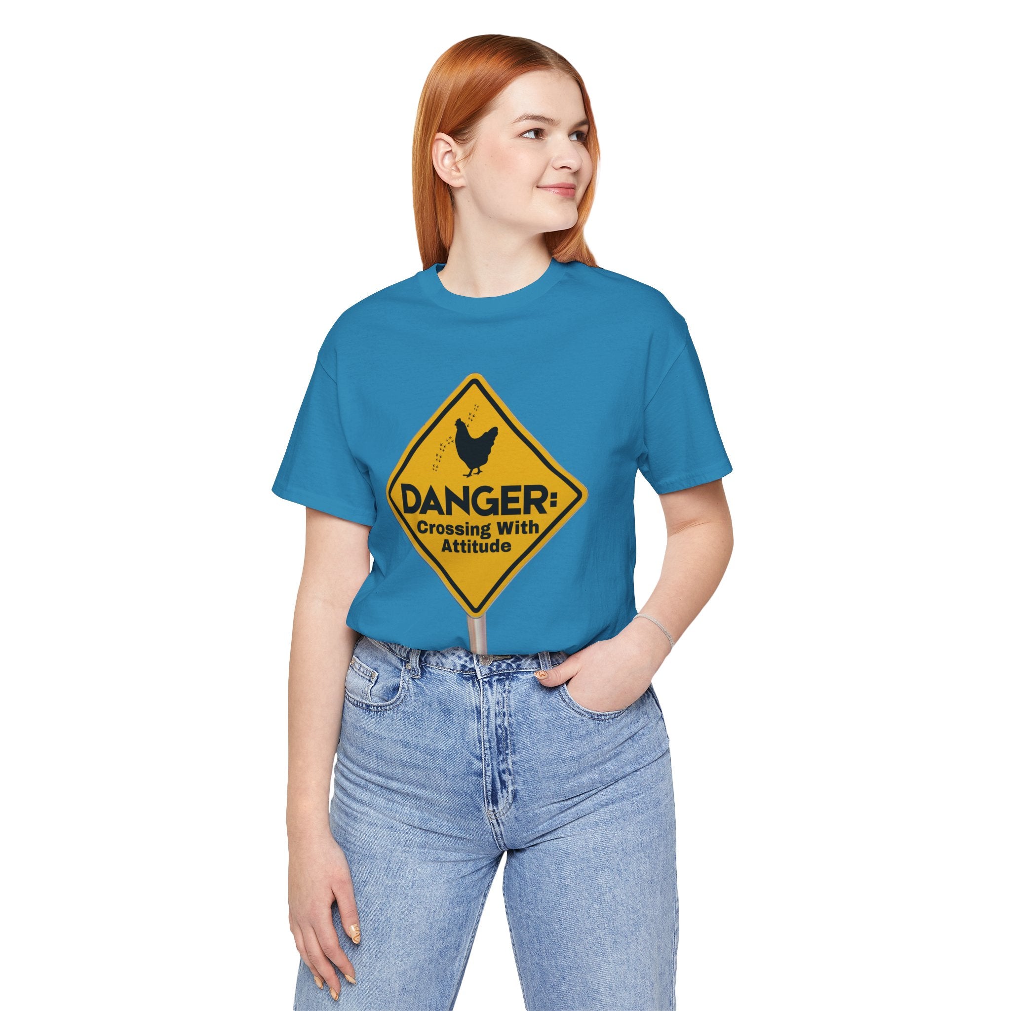 Danger: Crossing With Attitude - tee