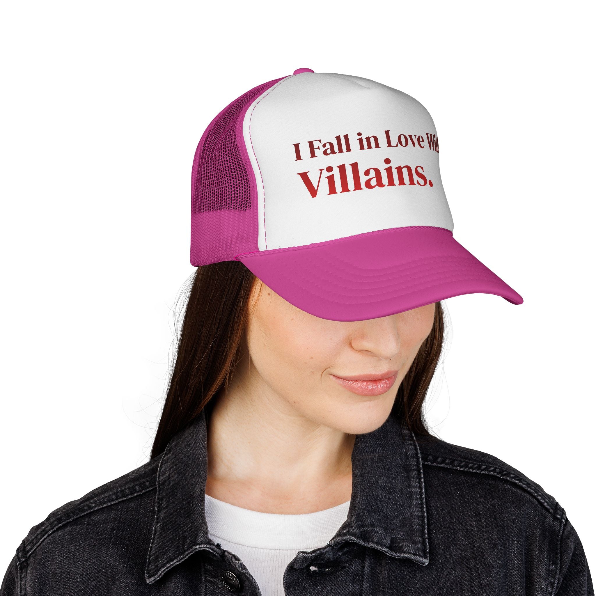 Trucker Cap — I Fall in Love With Villains.