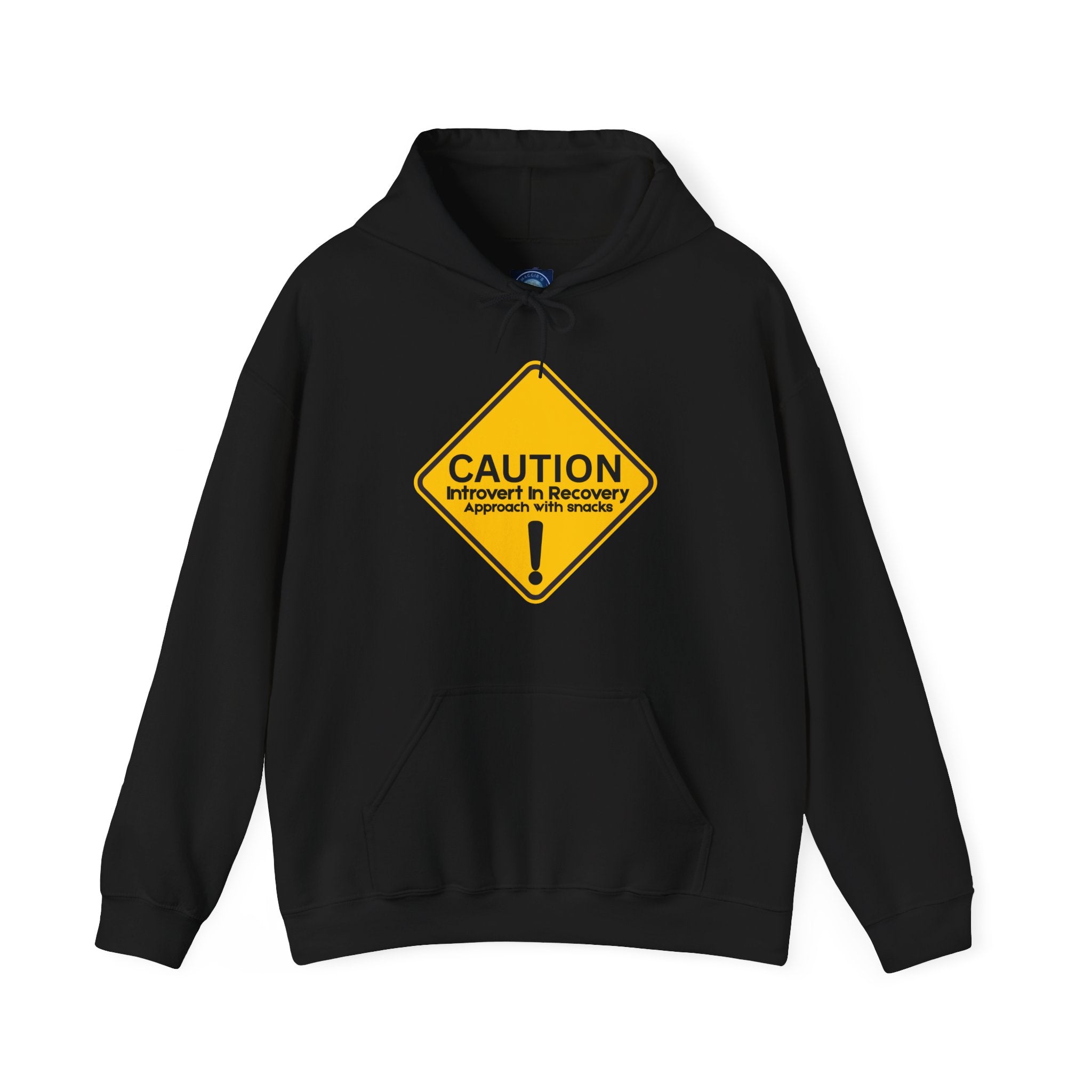 Caution: Introvert In Recovery — Approach With Snacks - hoodie