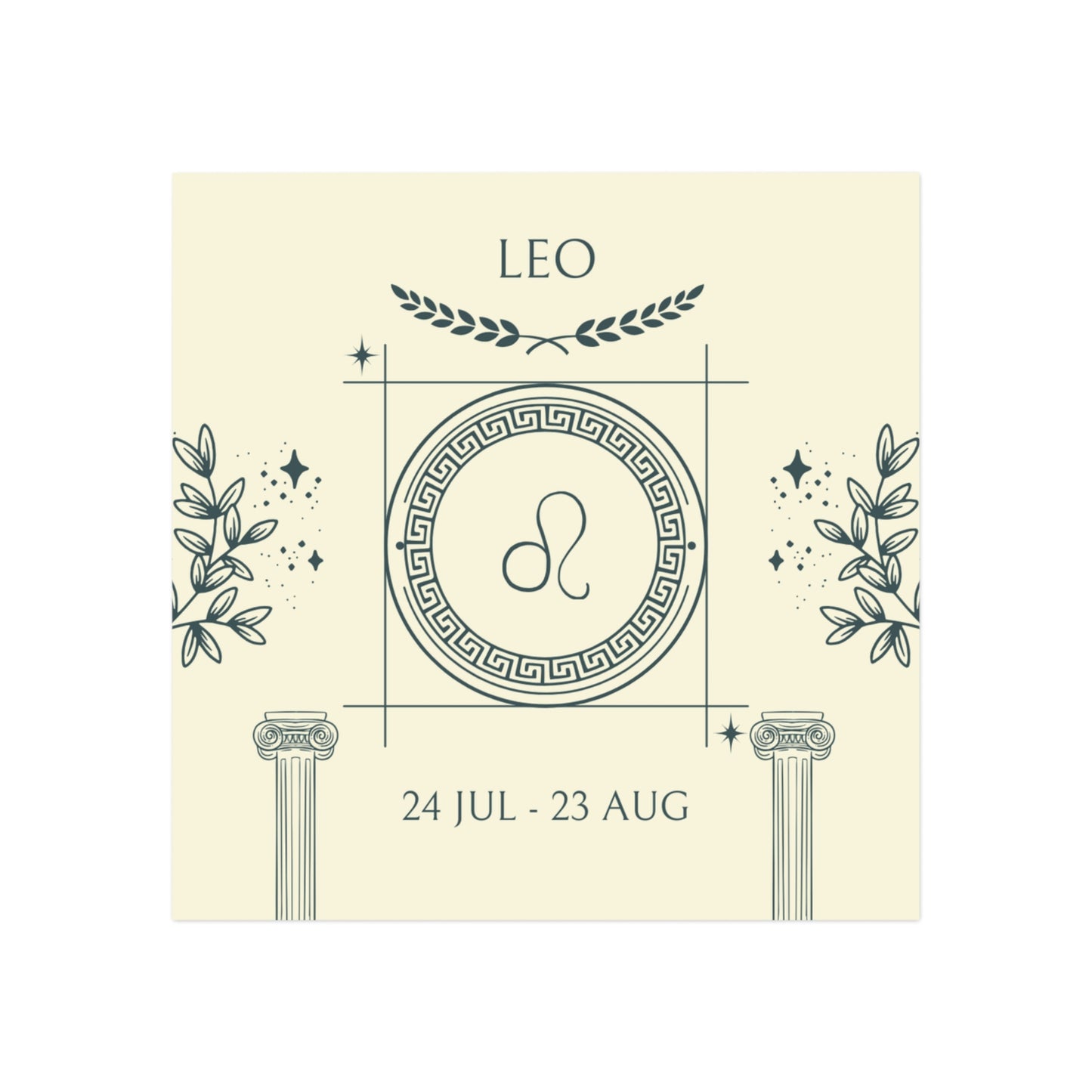 Leo, Square Magnet