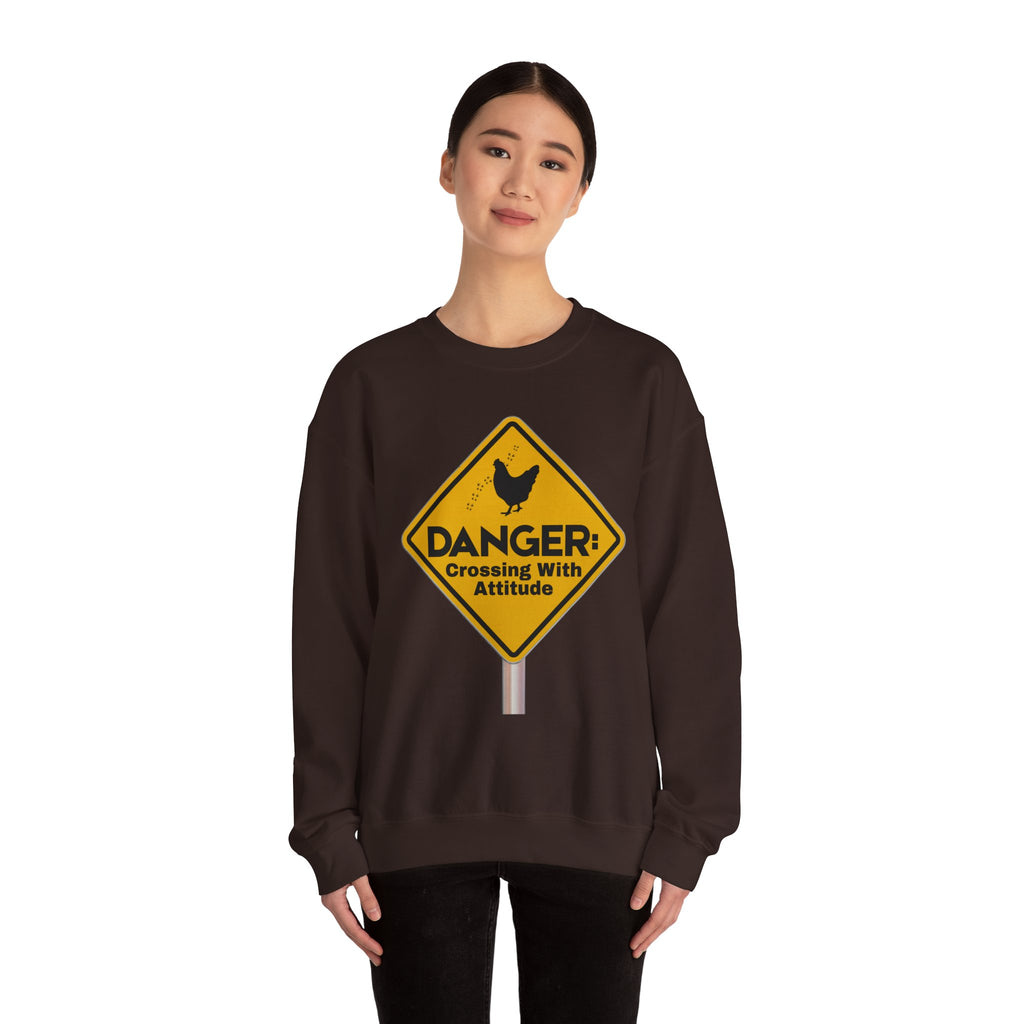 Danger: Crossing With Attitude - Sweatshirt