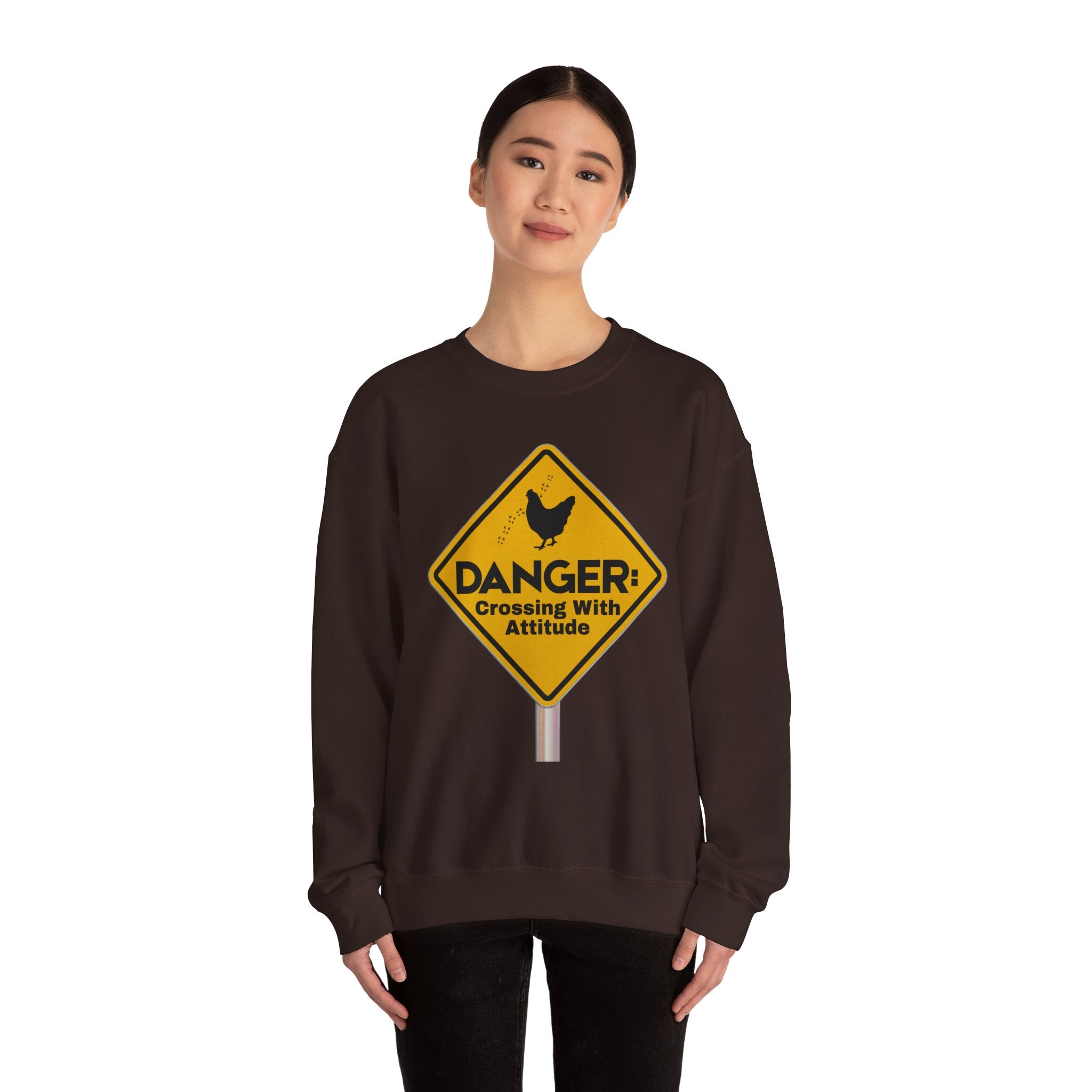 Danger: Crossing With Attitude - Sweatshirt