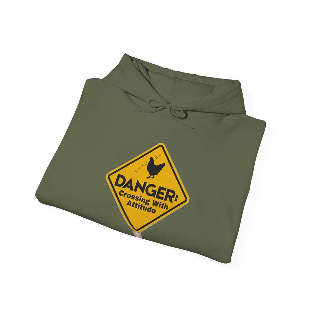 Danger: Crossing With Attitude - Hoodie