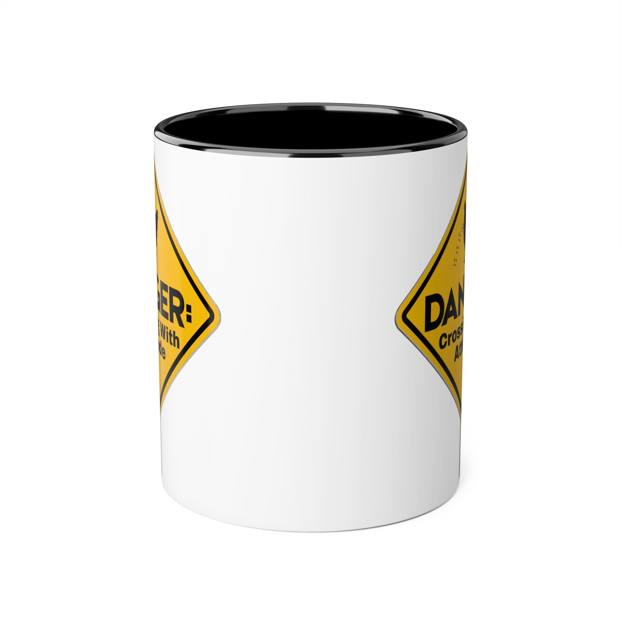 Danger: Crossing With Attitude - Mug