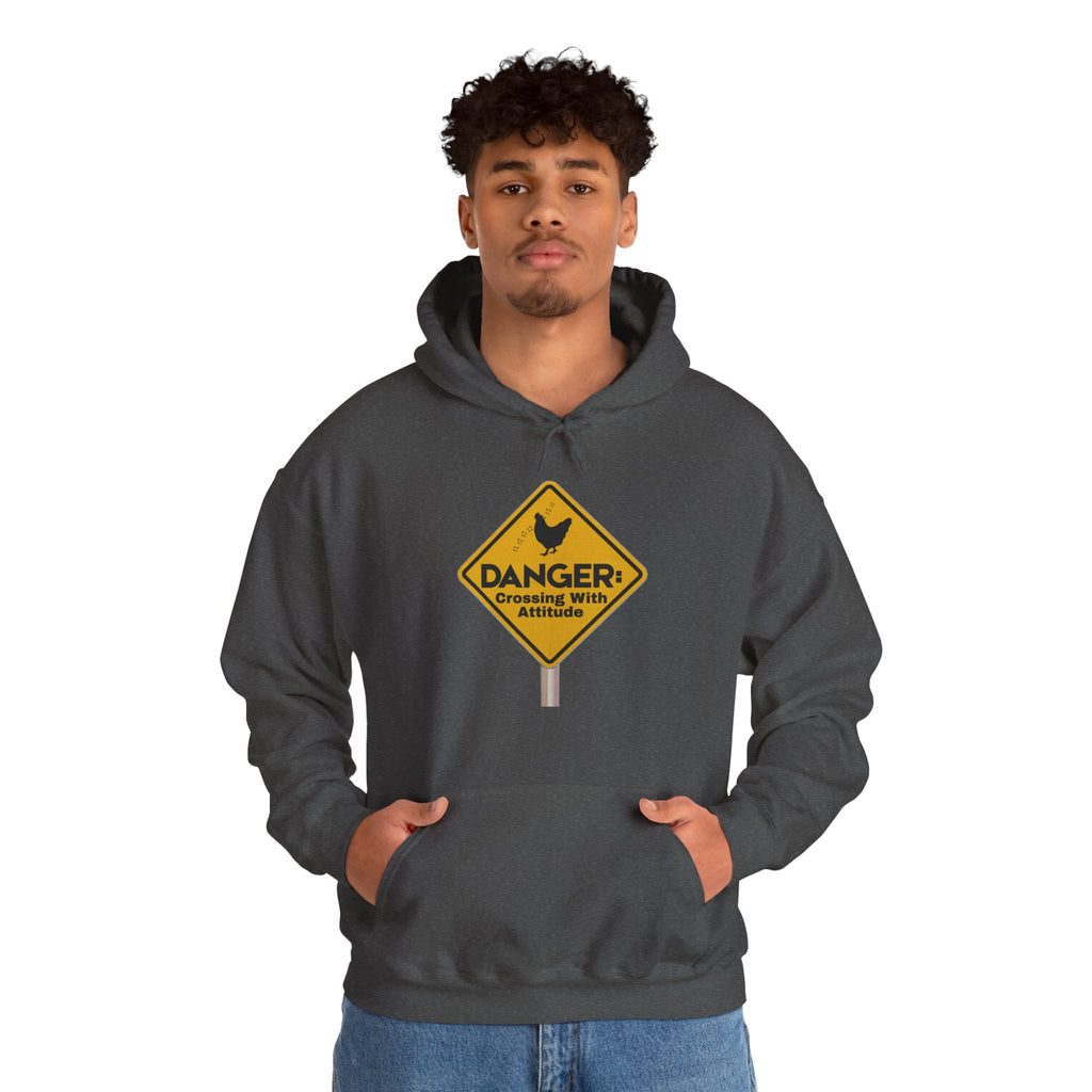 Danger: Crossing With Attitude - Hoodie