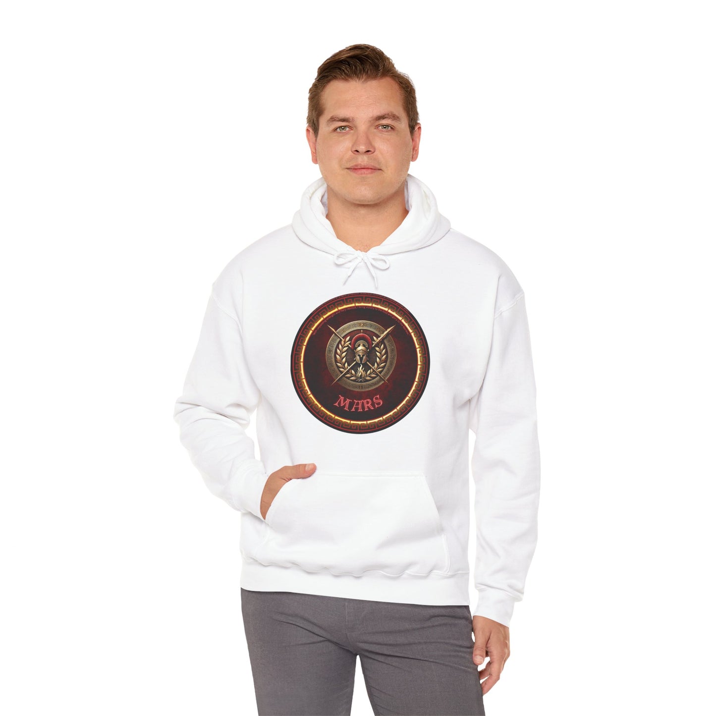 Mars, Unisex Heavy Blend™ Hooded Sweatshirt