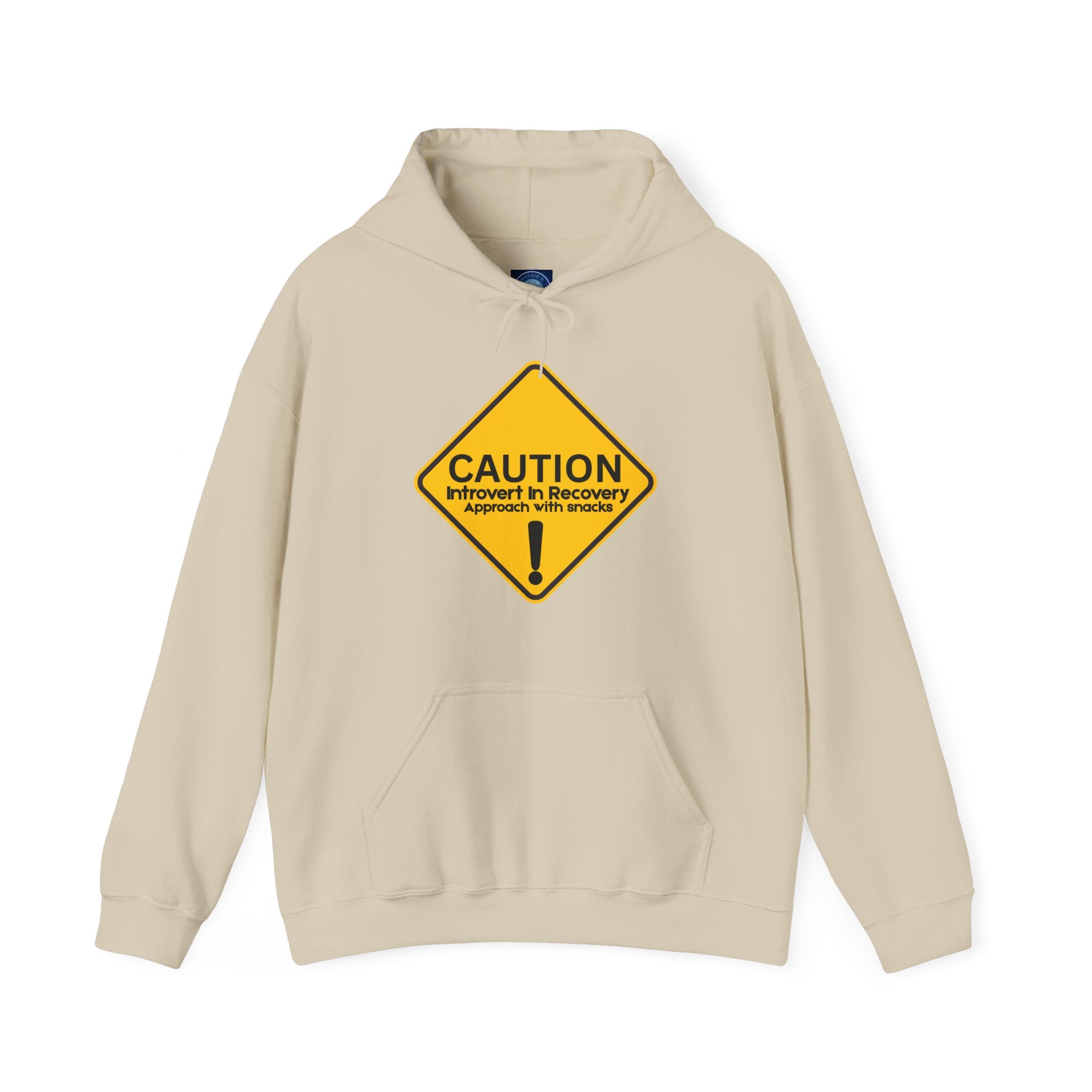 Caution: Introvert In Recovery — Approach With Snacks - hoodie