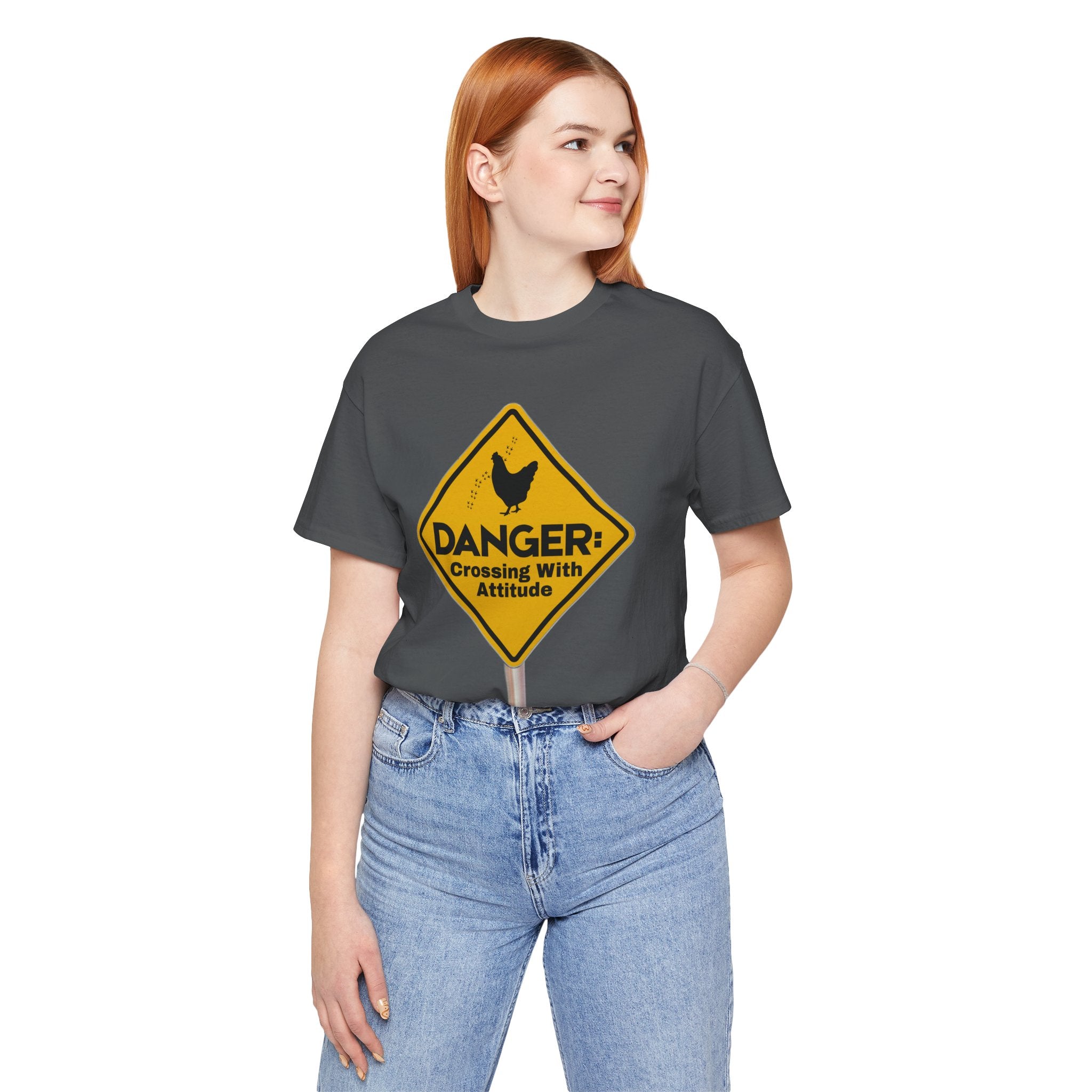 Danger: Crossing With Attitude - tee