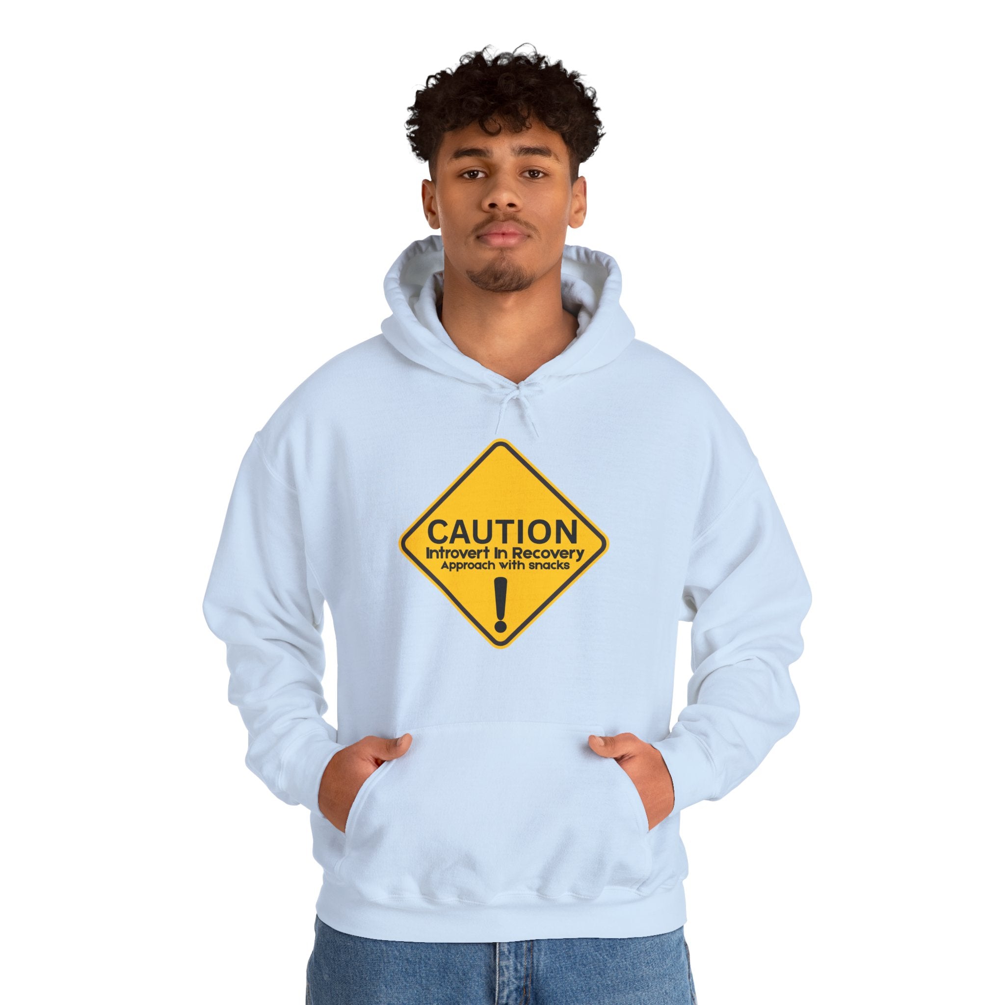 Caution: Introvert In Recovery — Approach With Snacks - hoodie