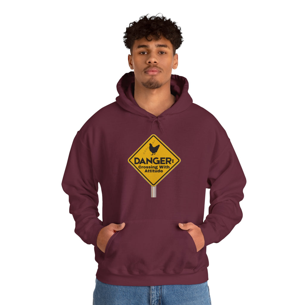 Danger: Crossing With Attitude - Hoodie