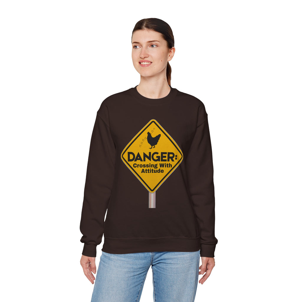 Danger: Crossing With Attitude - Sweatshirt