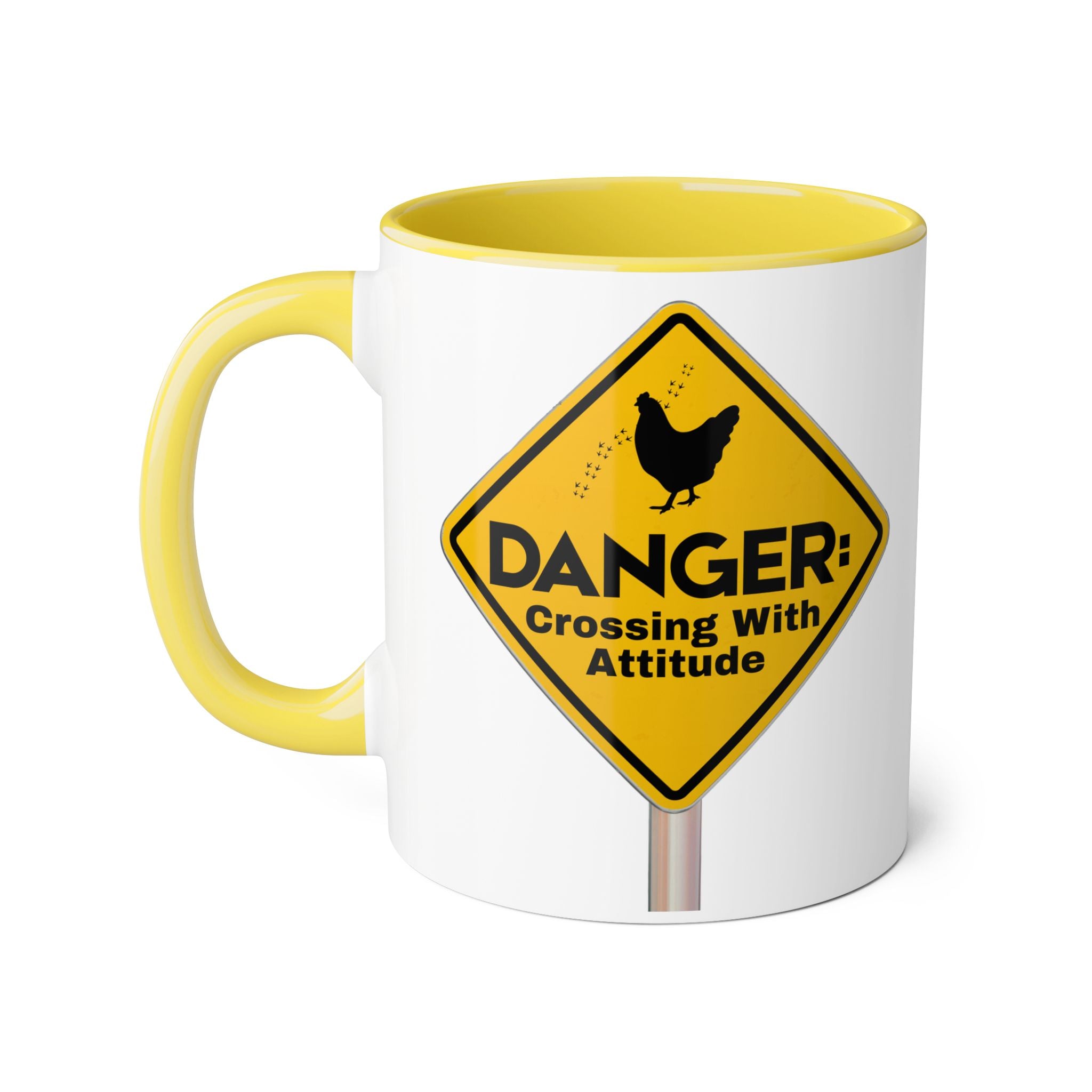 Danger: Crossing With Attitude - Mug