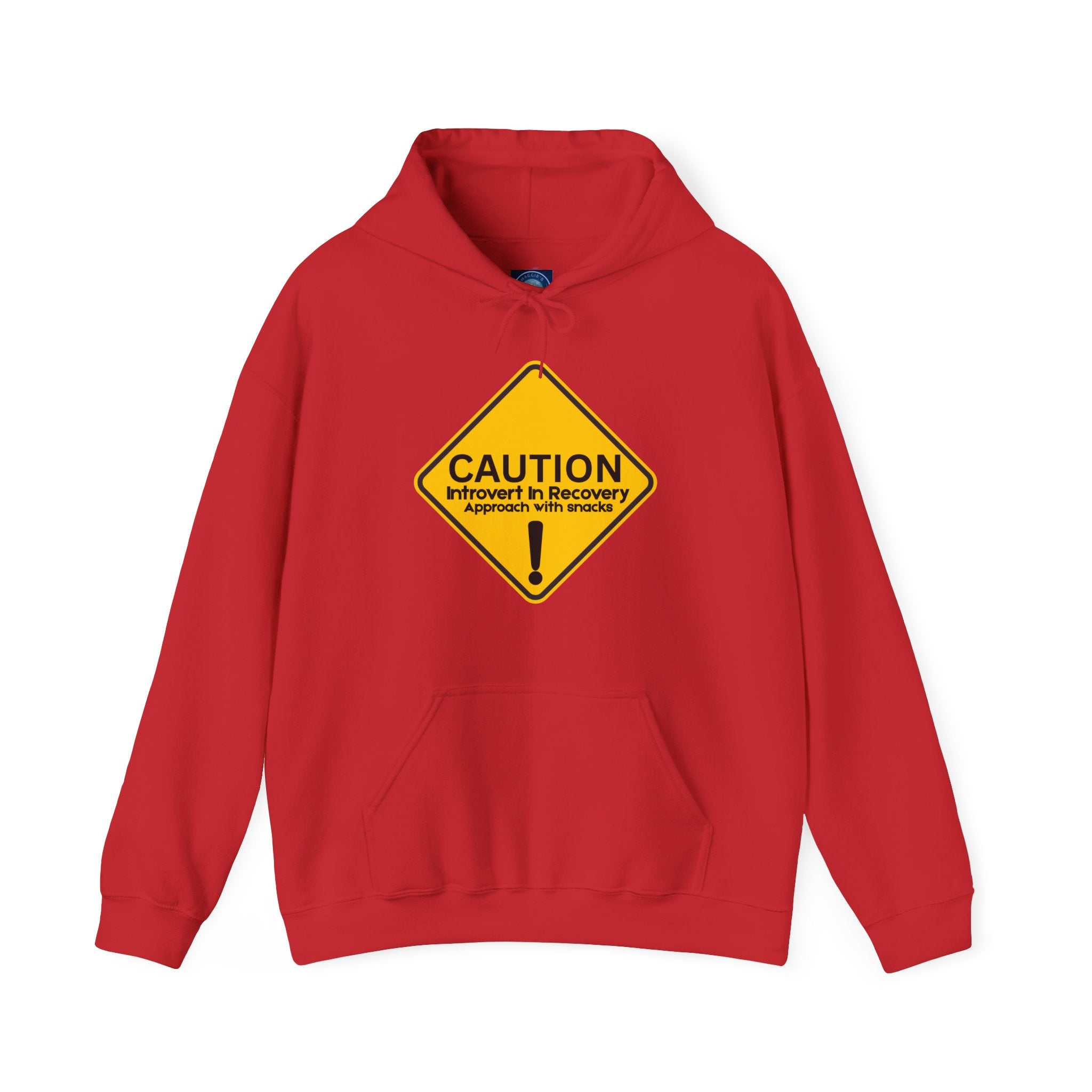 Caution: Introvert In Recovery — Approach With Snacks - hoodie