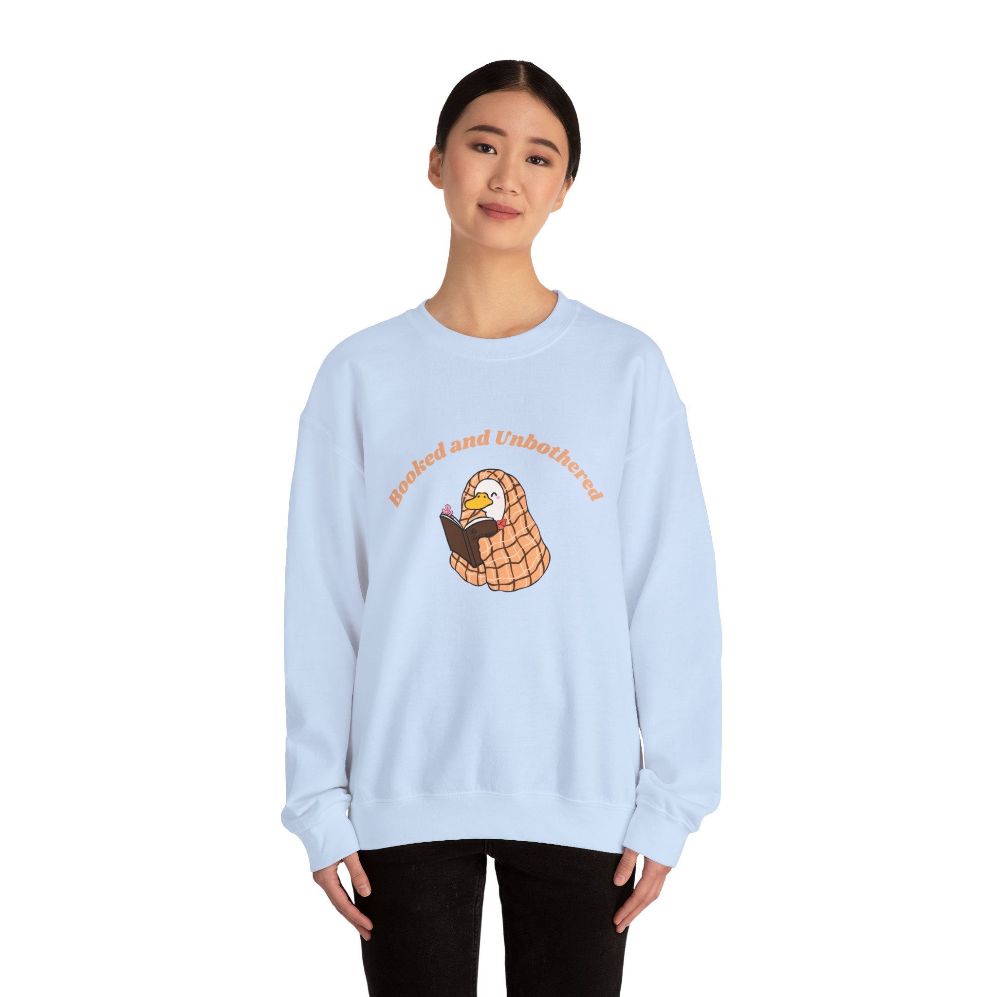 Booked and Unbothered Crewneck Sweatshirt
