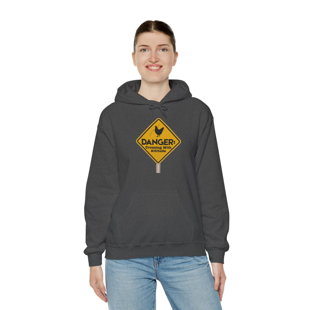 Danger: Crossing With Attitude - Hoodie