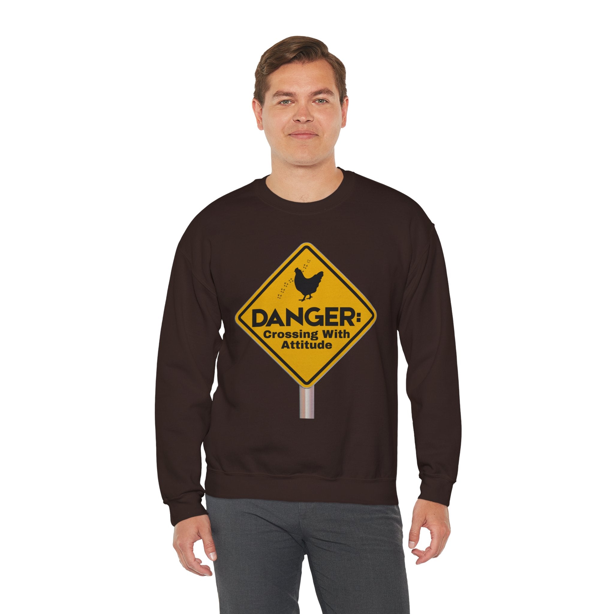 Danger: Crossing With Attitude - Sweatshirt