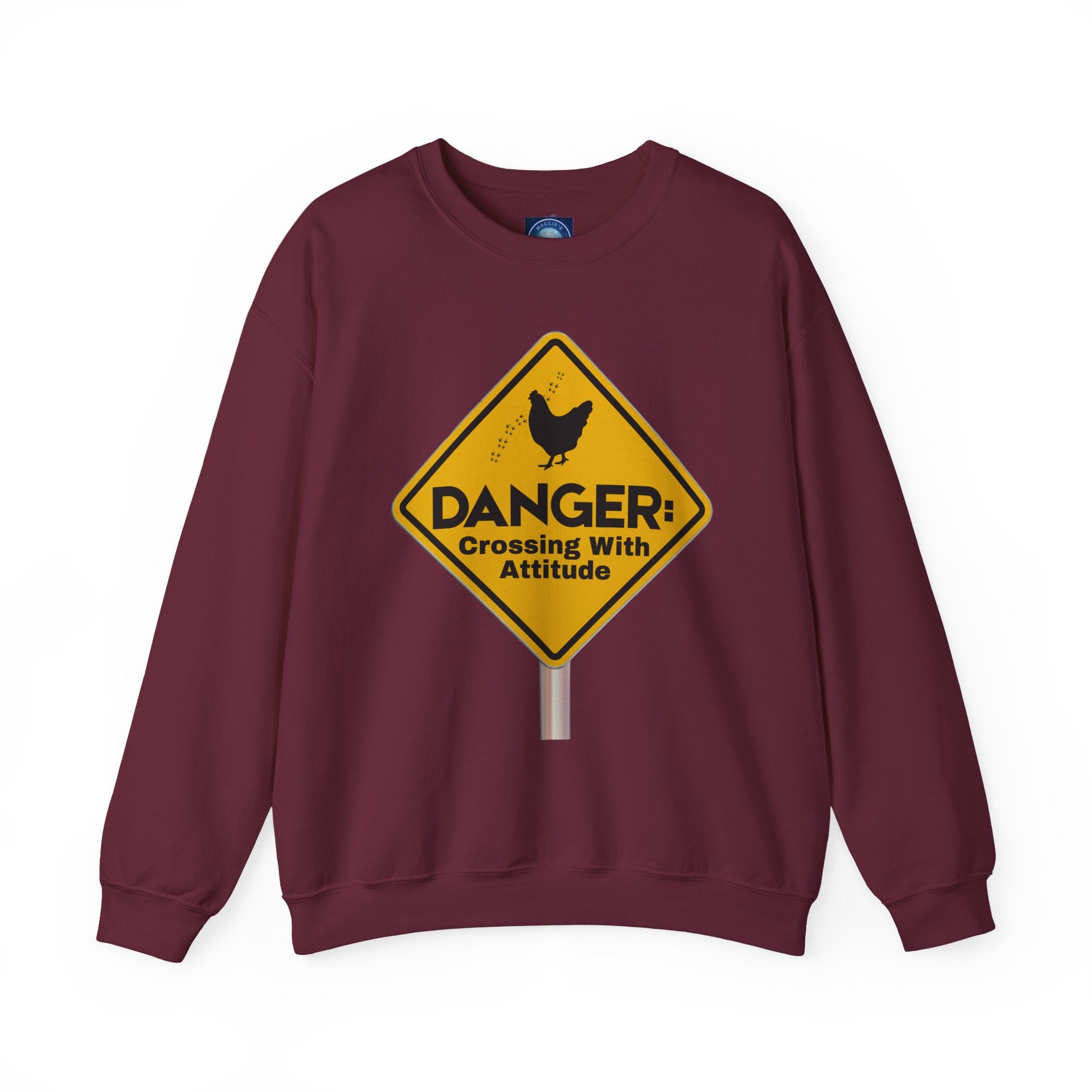 Danger: Crossing With Attitude - Sweatshirt