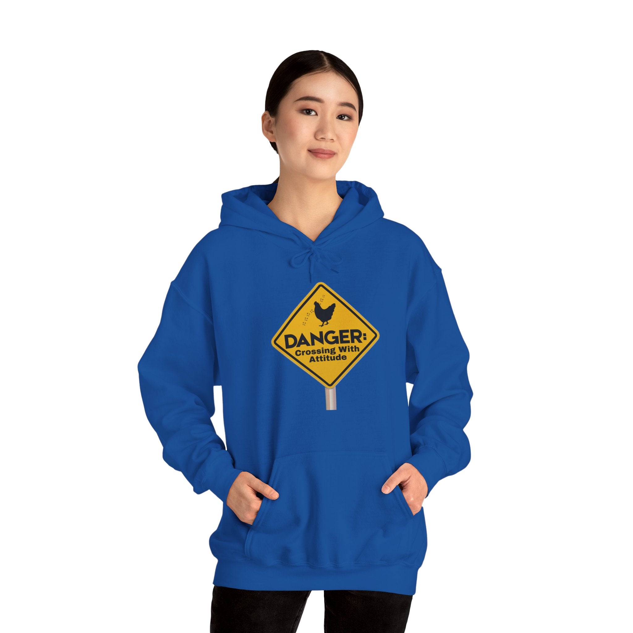Danger: Crossing With Attitude - Hoodie