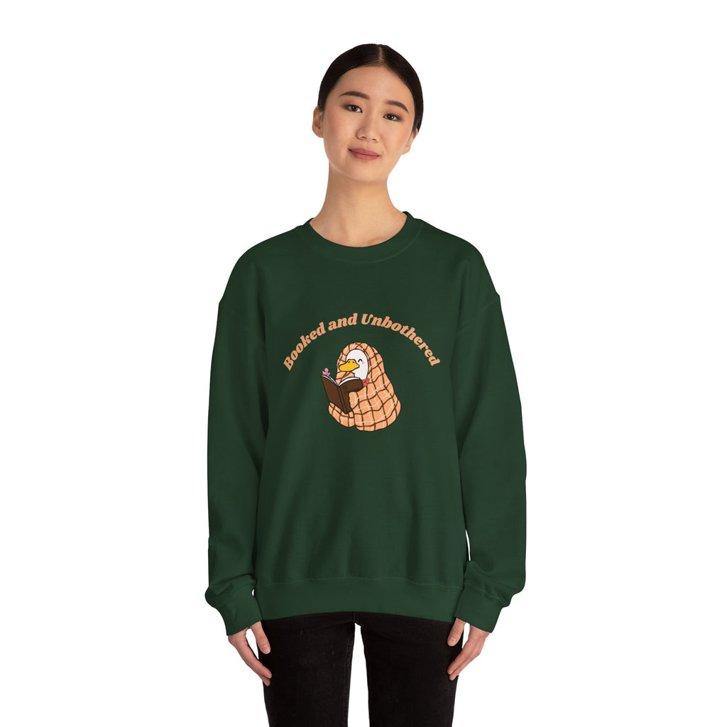 Booked and Unbothered Crewneck Sweatshirt