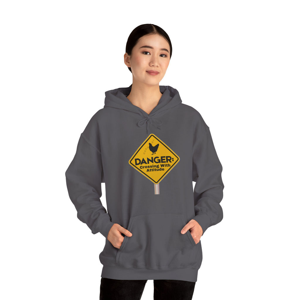 Danger: Crossing With Attitude - Hoodie