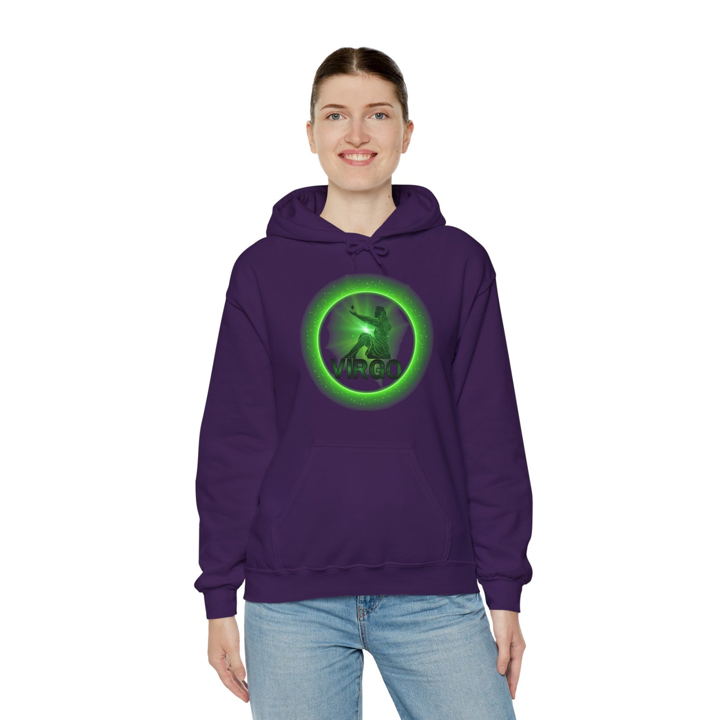 Virgo, Unisex Heavy Blend™ Hooded Sweatshirt