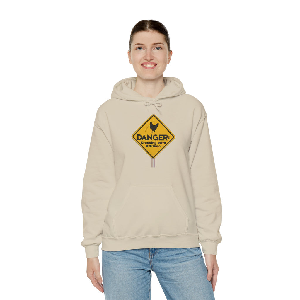Danger: Crossing With Attitude - Hoodie