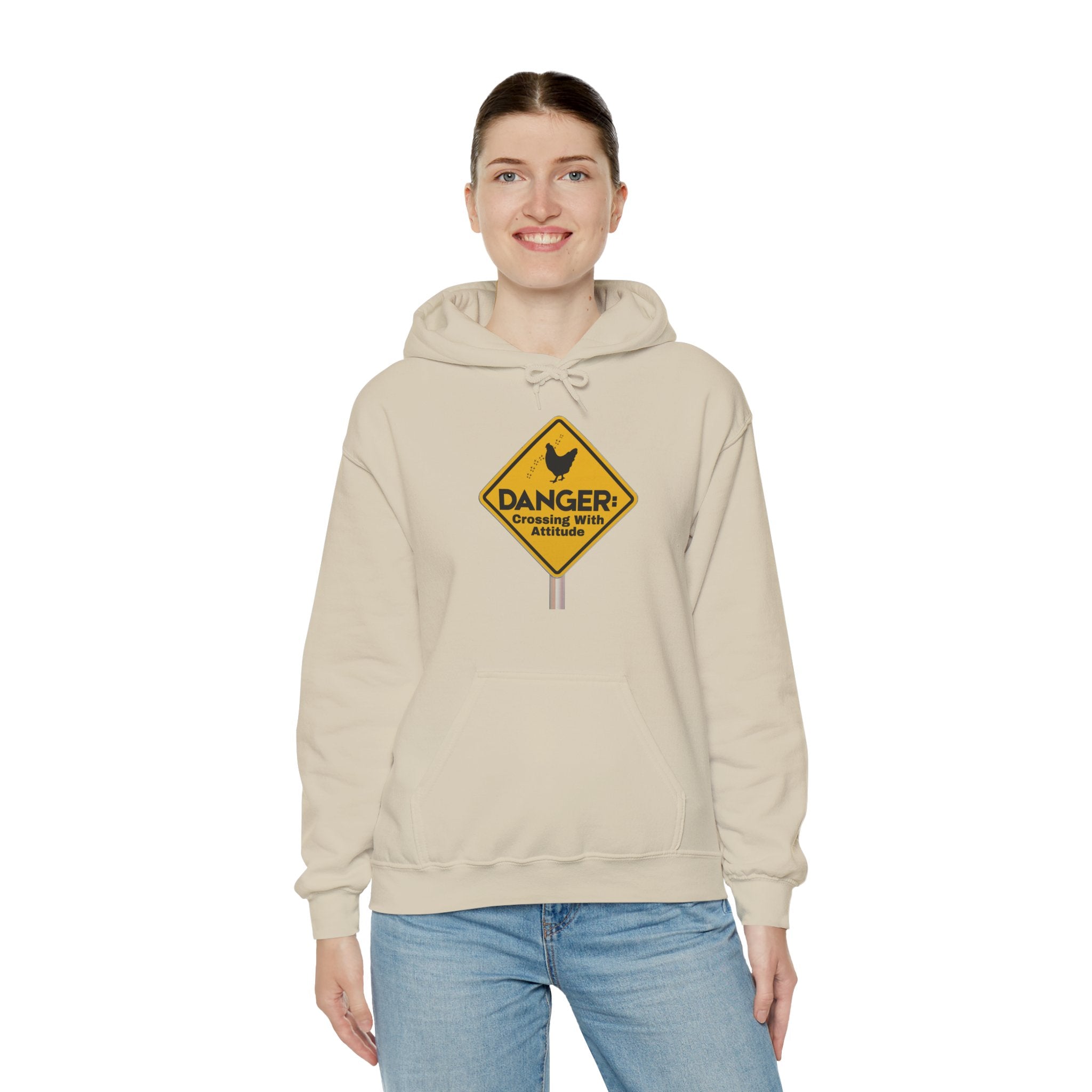Danger: Crossing With Attitude - Hoodie