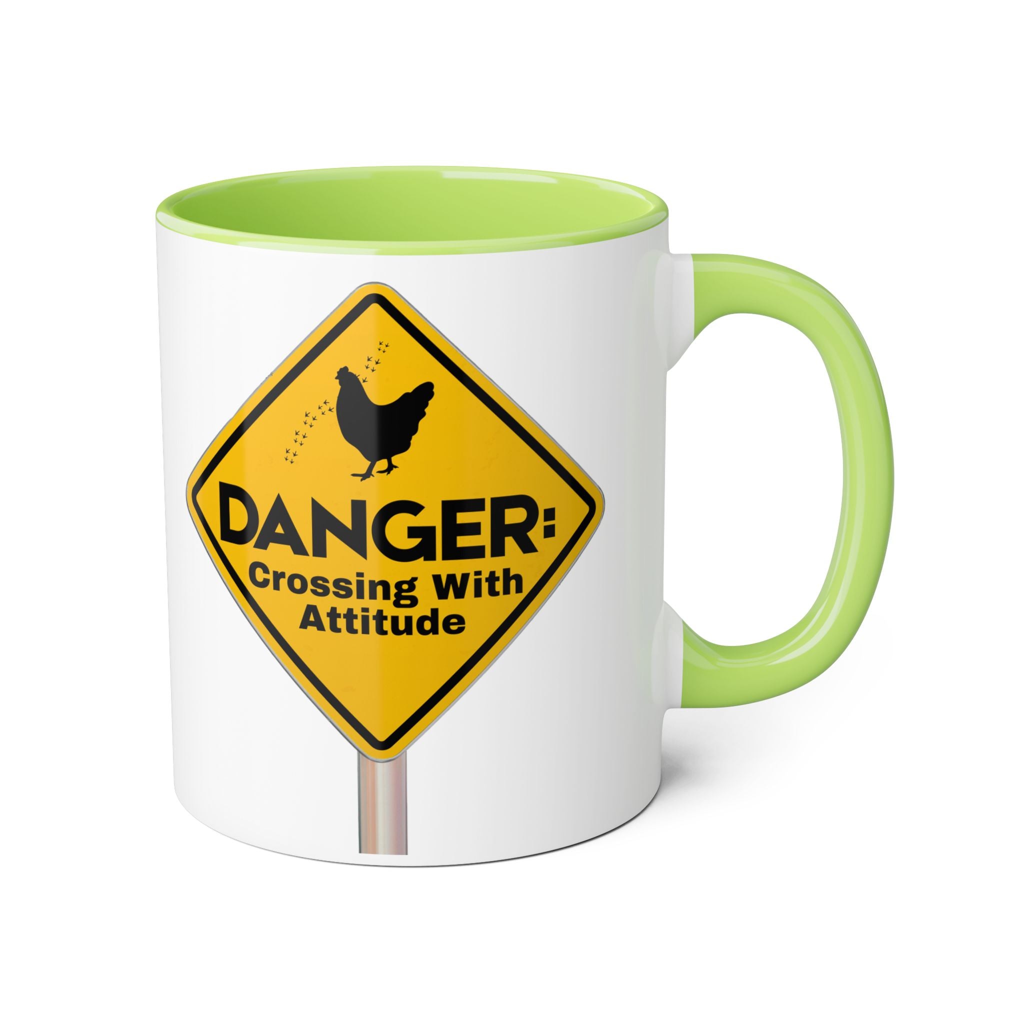 Danger: Crossing With Attitude - Mug