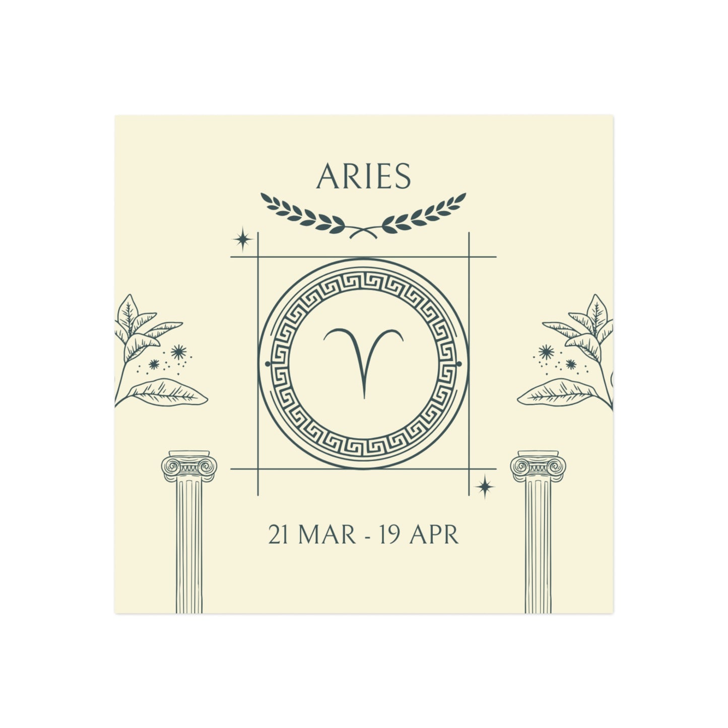 Aries, Square Magnet