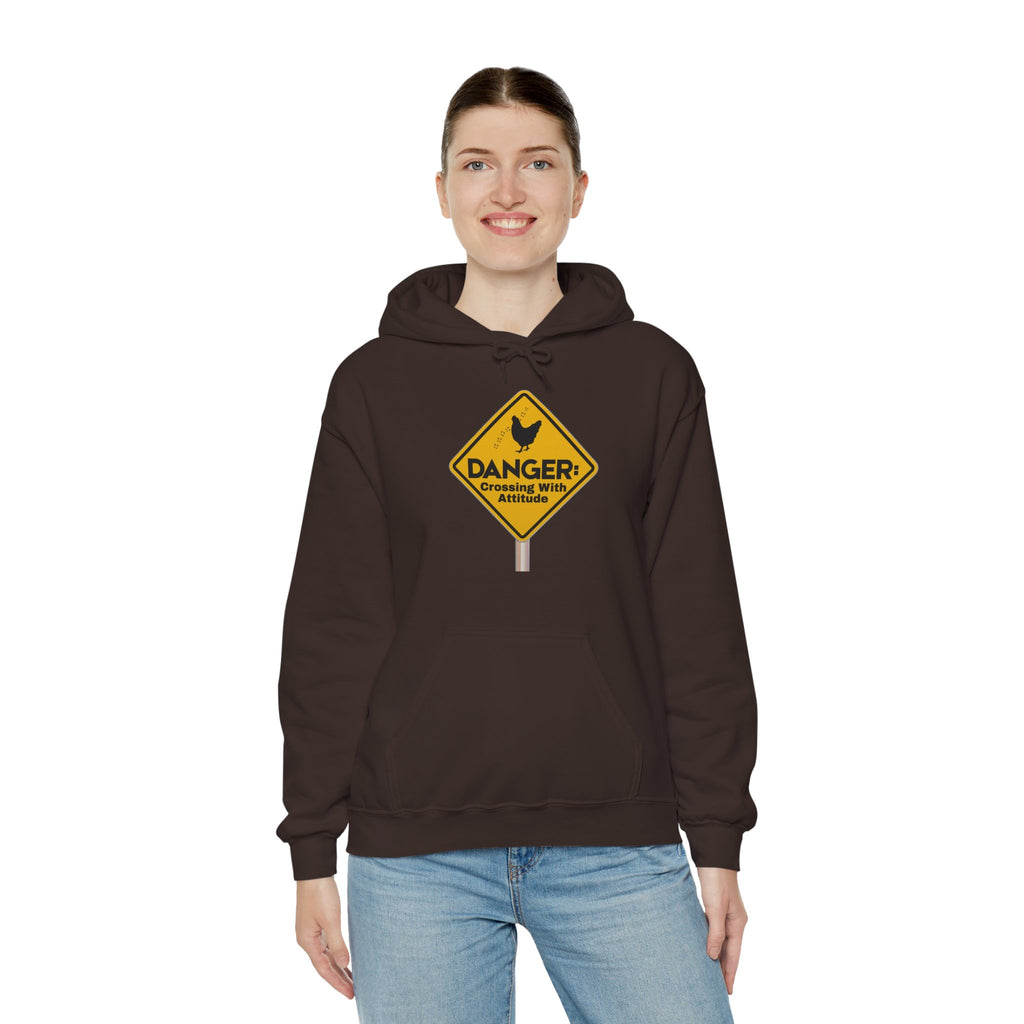 Danger: Crossing With Attitude - Hoodie