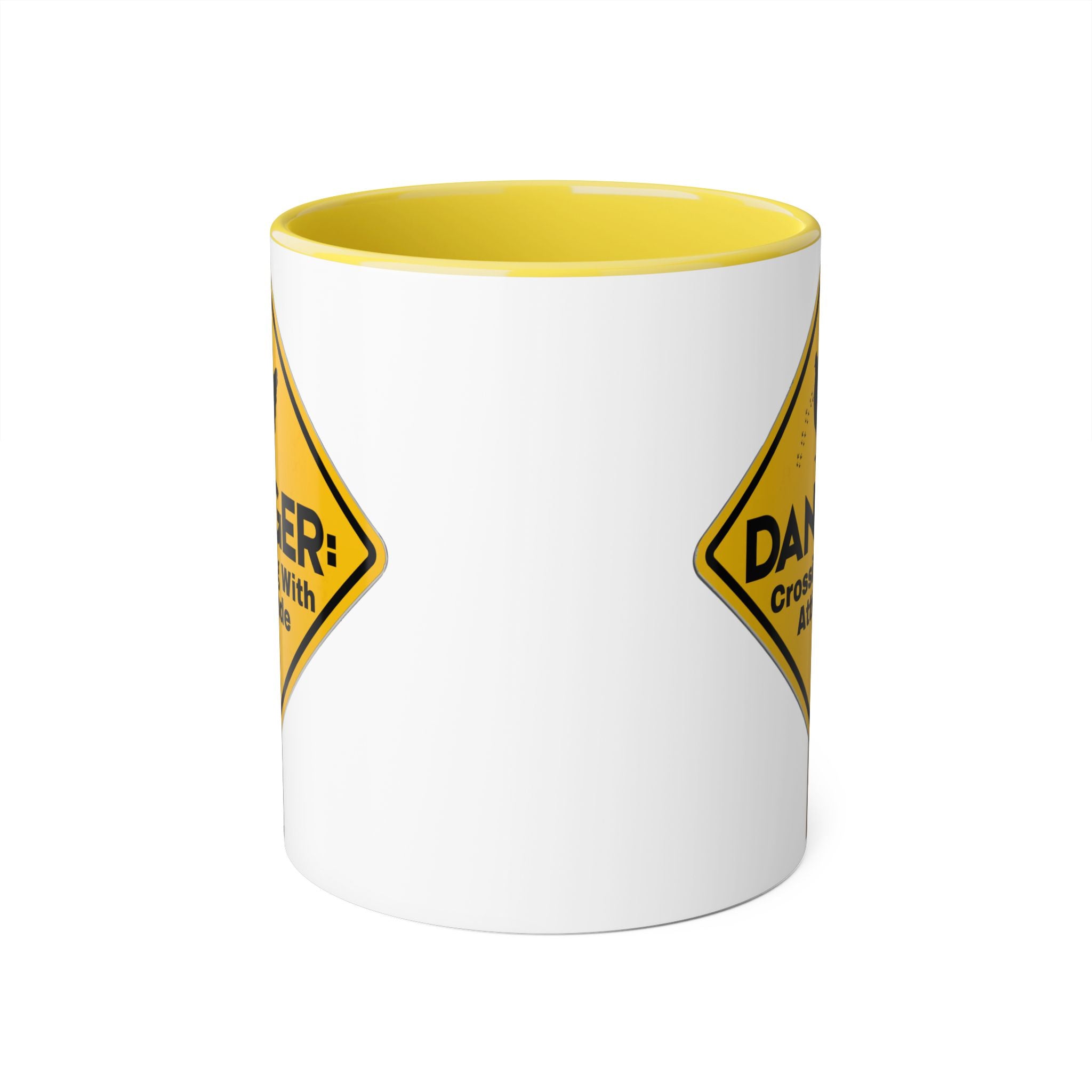 Danger: Crossing With Attitude - Mug