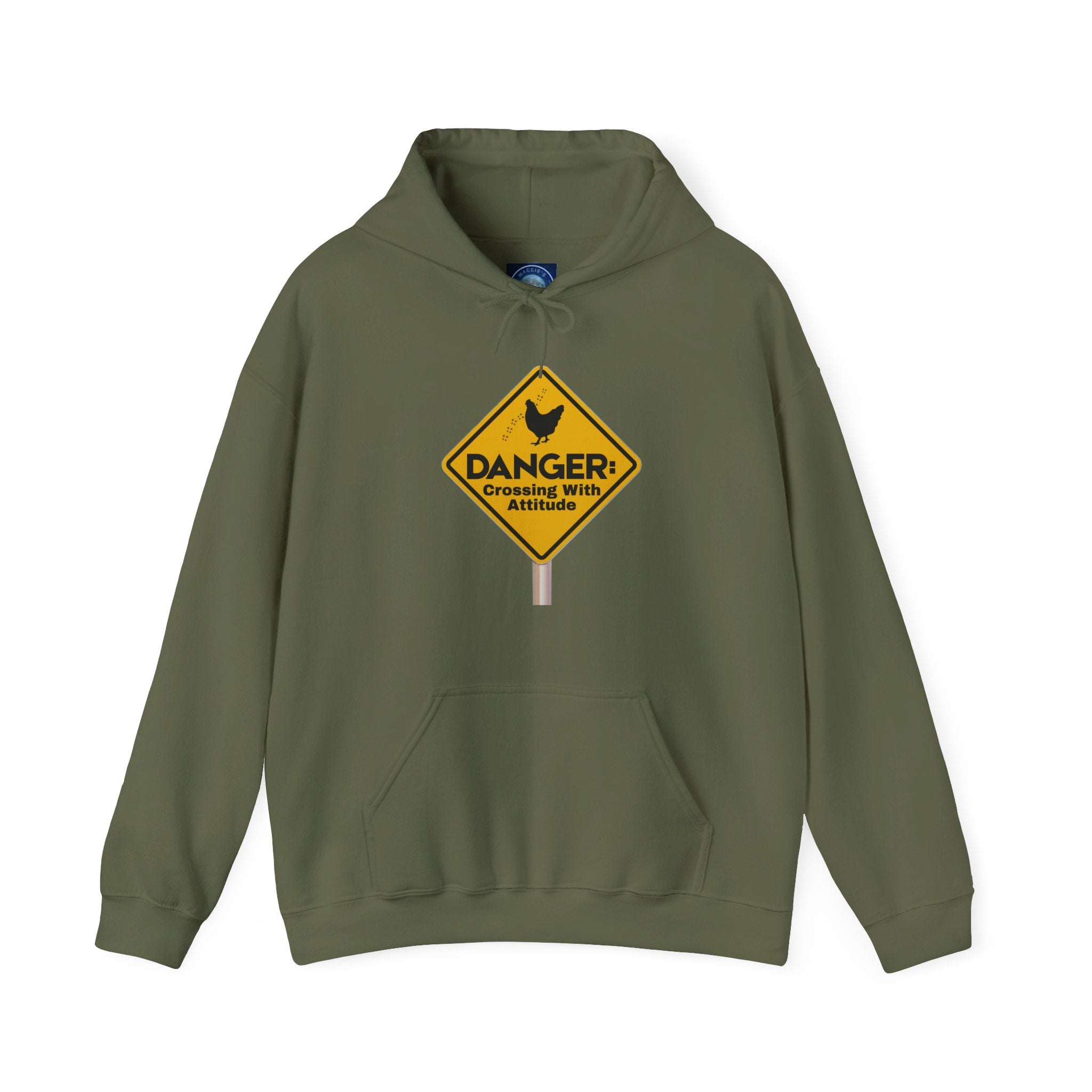Danger: Crossing With Attitude - Hoodie