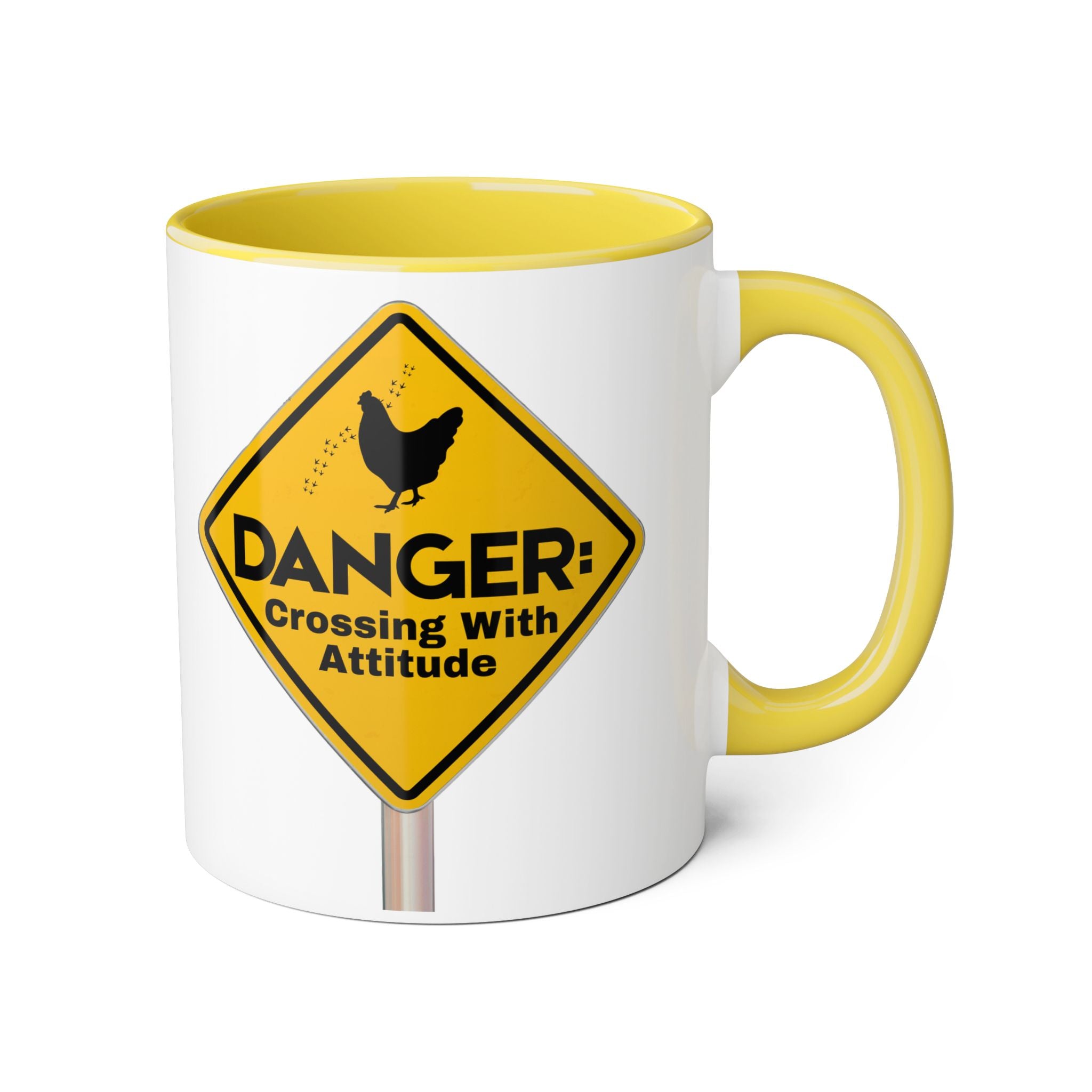 Danger: Crossing With Attitude - Mug