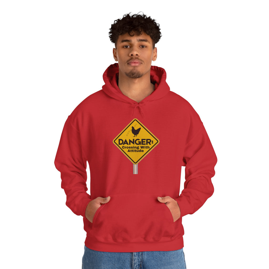 Danger: Crossing With Attitude - Hoodie