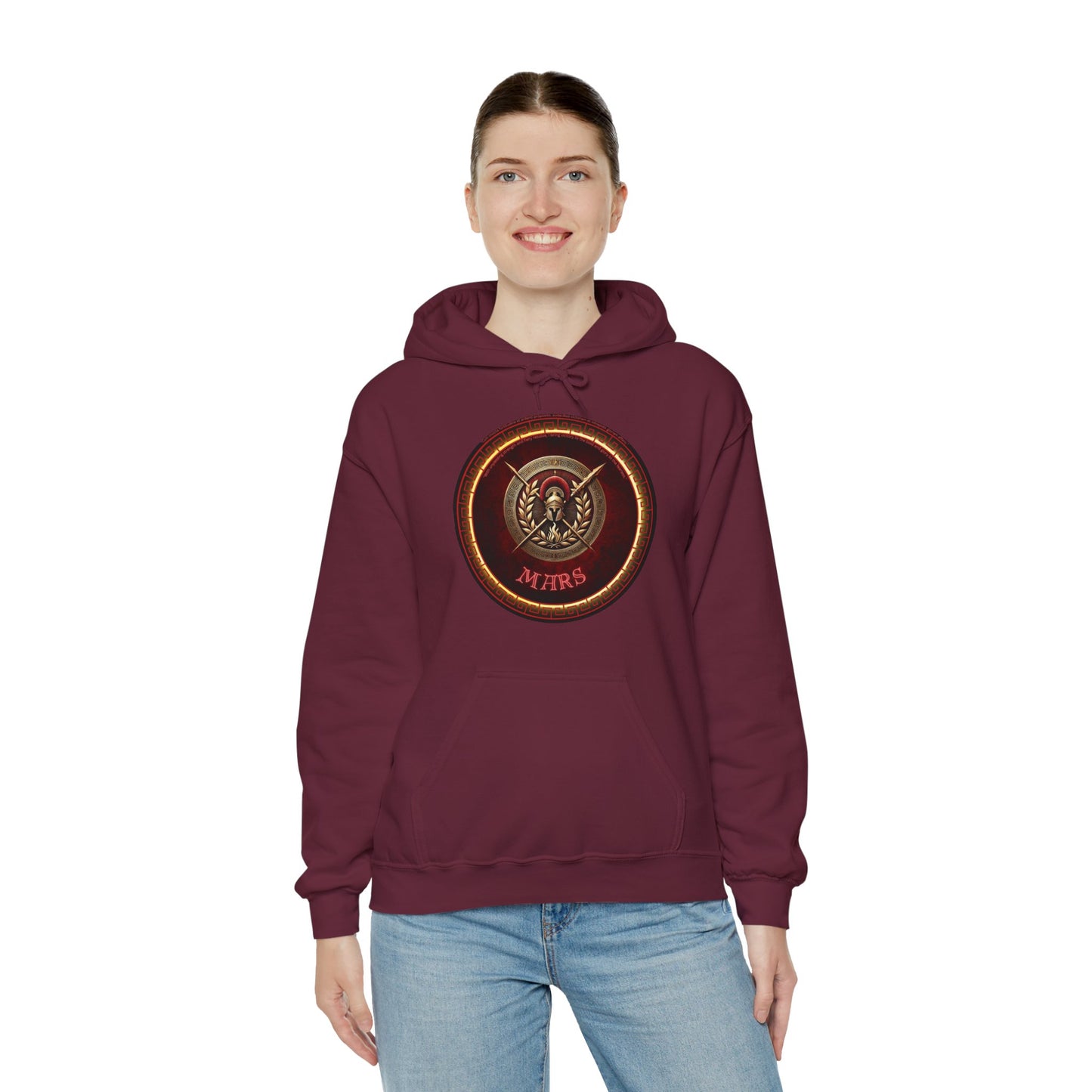 Mars, Unisex Heavy Blend™ Hooded Sweatshirt