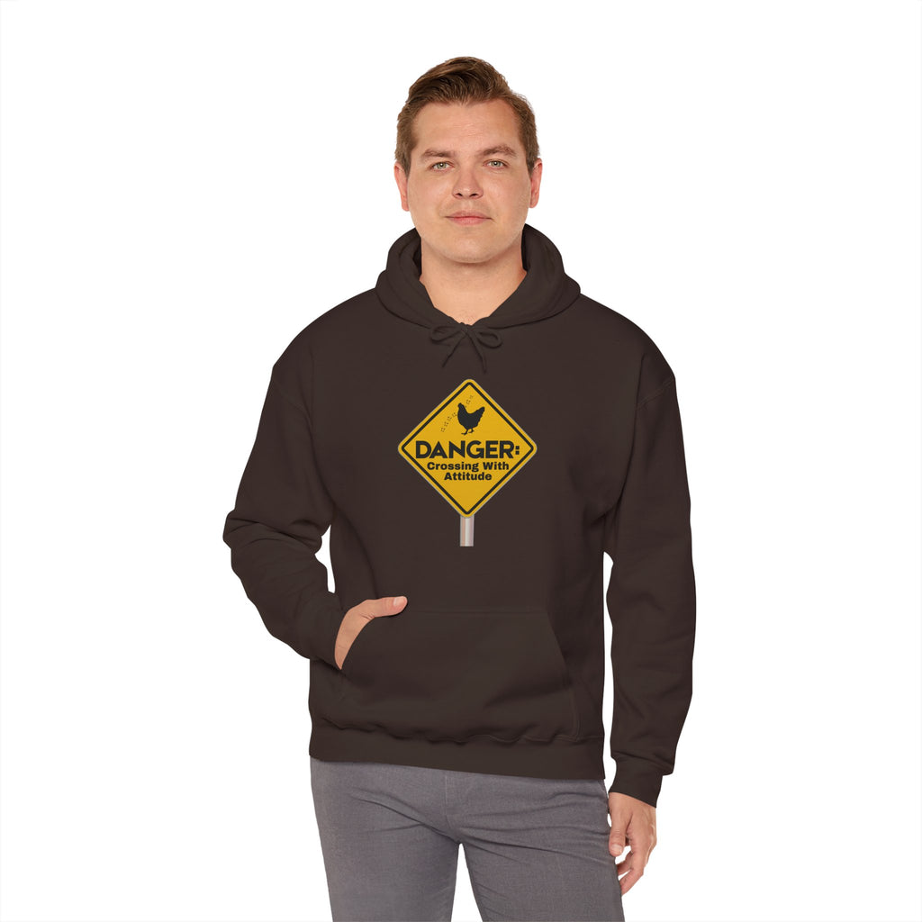 Danger: Crossing With Attitude - Hoodie