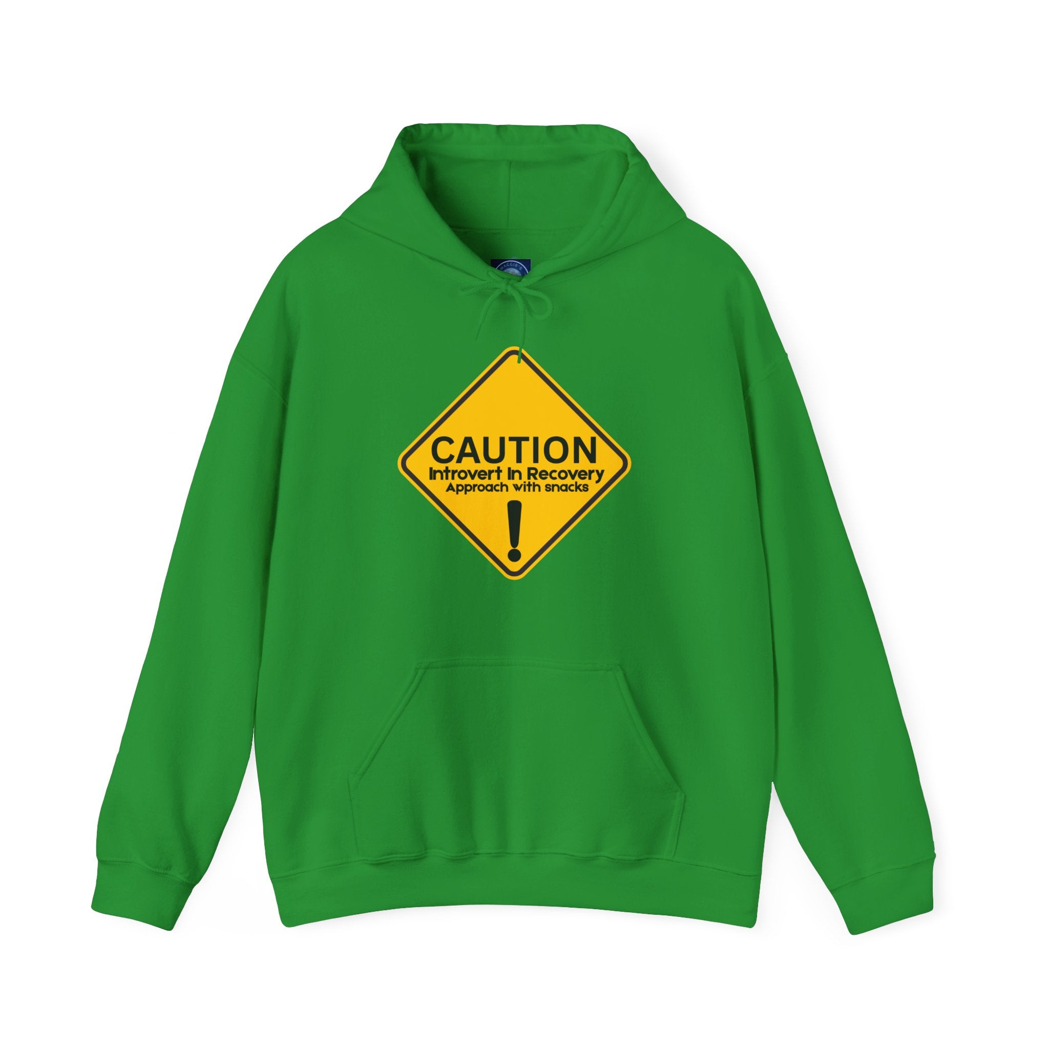 Caution: Introvert In Recovery — Approach With Snacks - hoodie