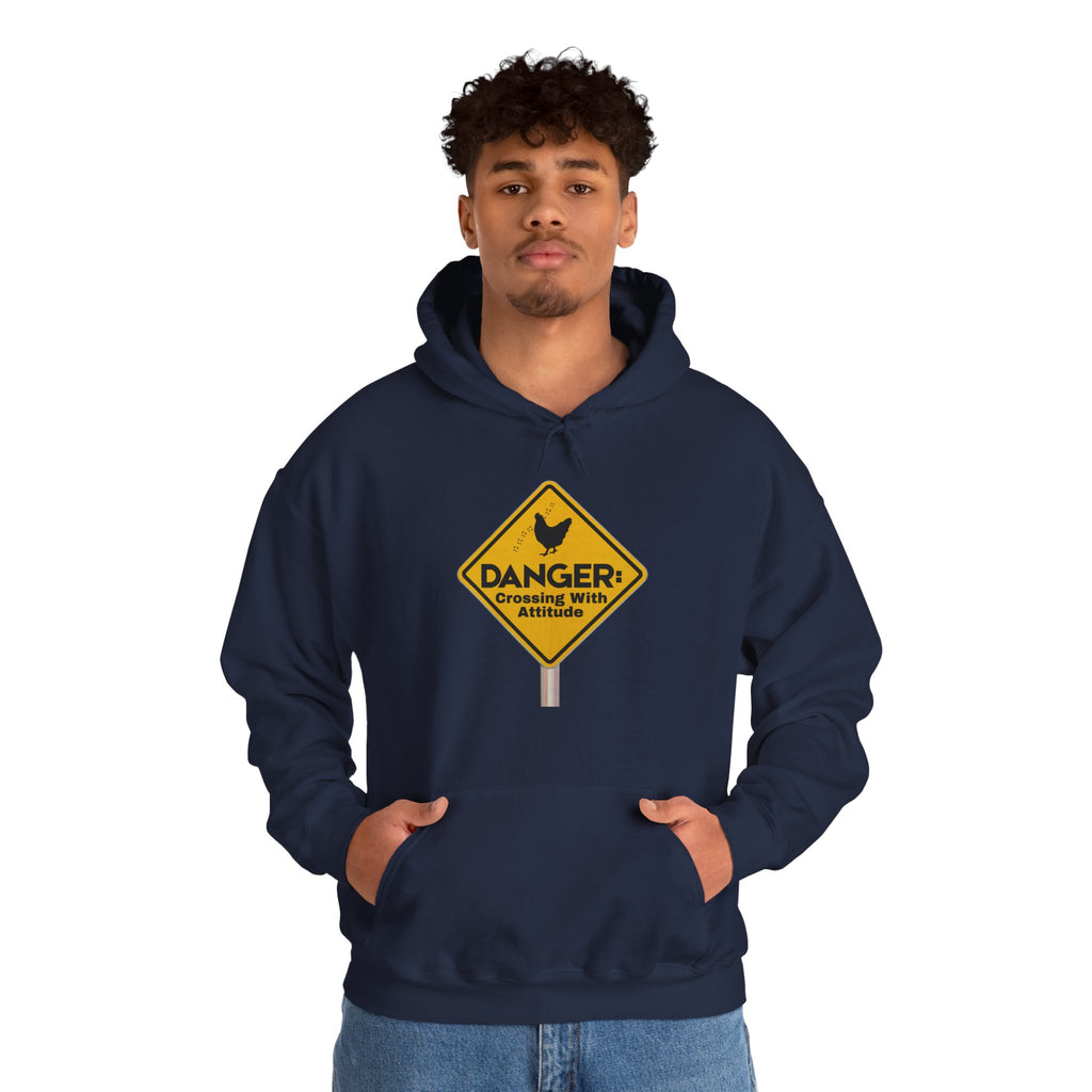 Danger: Crossing With Attitude - Hoodie