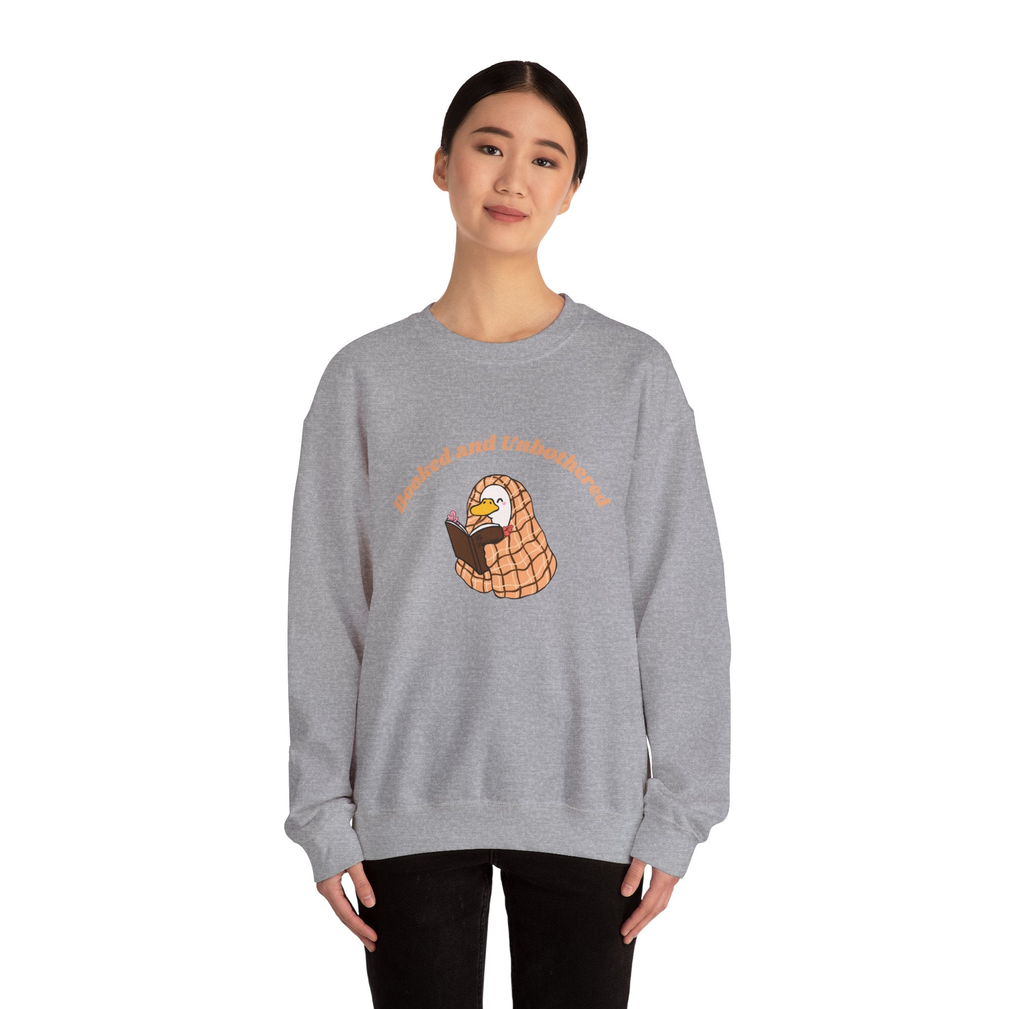 Booked and Unbothered Crewneck Sweatshirt