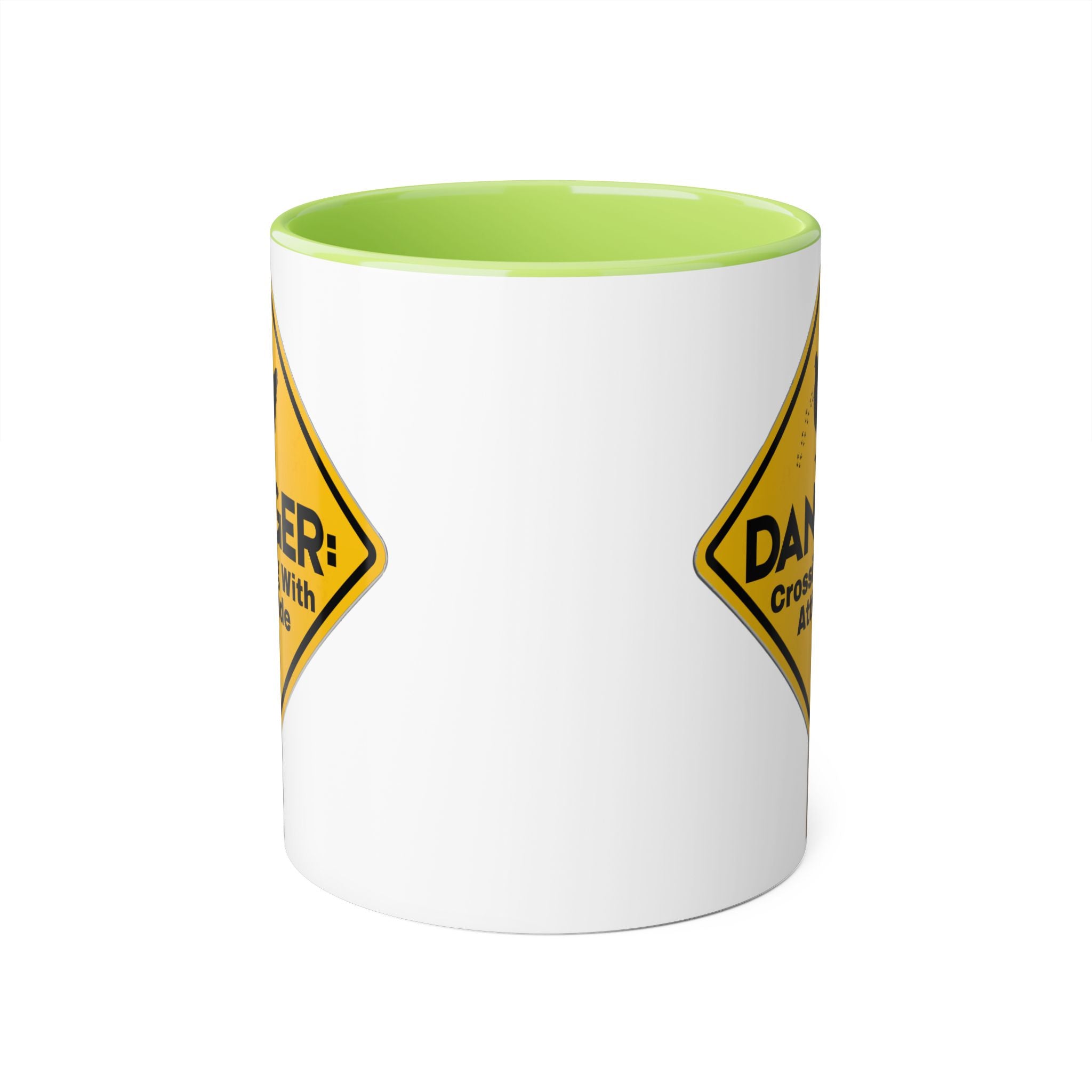 Danger: Crossing With Attitude - Mug